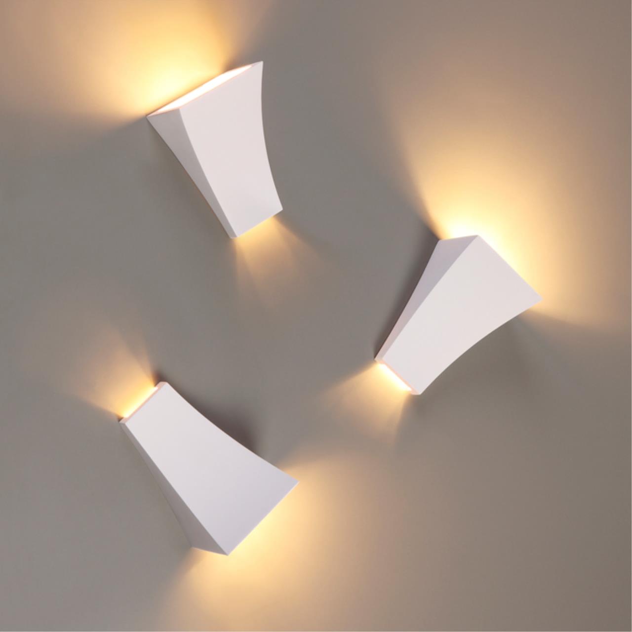 Настенный светильник ODEON LIGHT HIGHTECH GIPS белый G9*1 10W