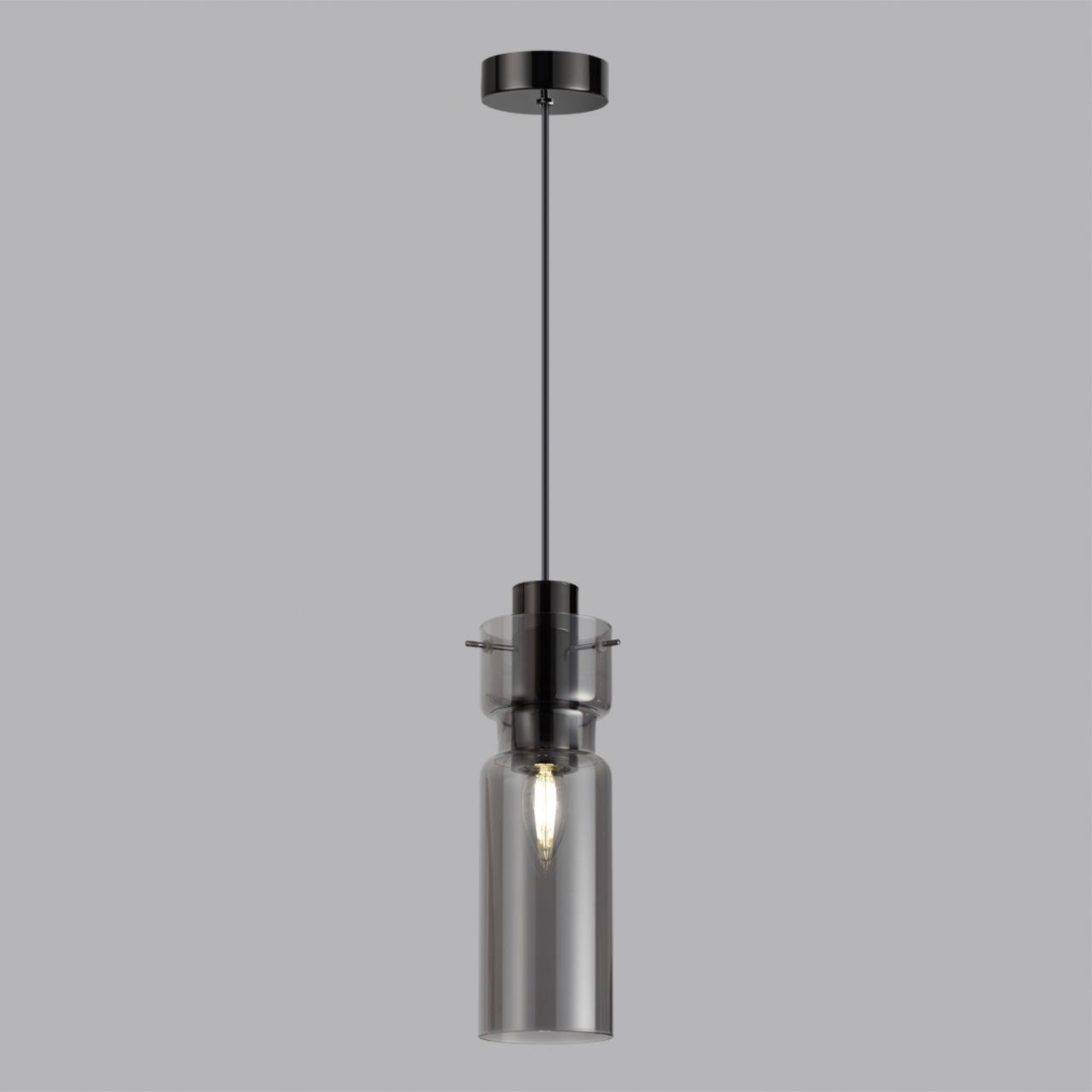 Подвес ODEON LIGHT PENDANT SCROW черный E27*1 10W плафон черный