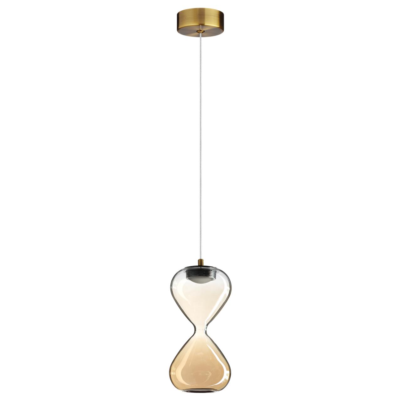 Подвес ODEON LIGHT PENDANT GLESSI бронзовый LED*1 4W 4000К