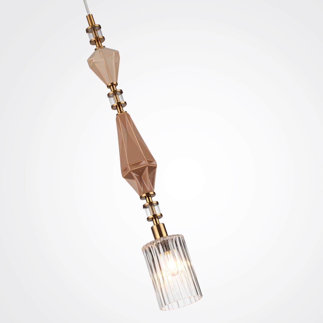 Подвес ODEON LIGHT EXCLUSIVE MODERN TERRA античная бронза, латунь E14*1 10W плафон 90 мм