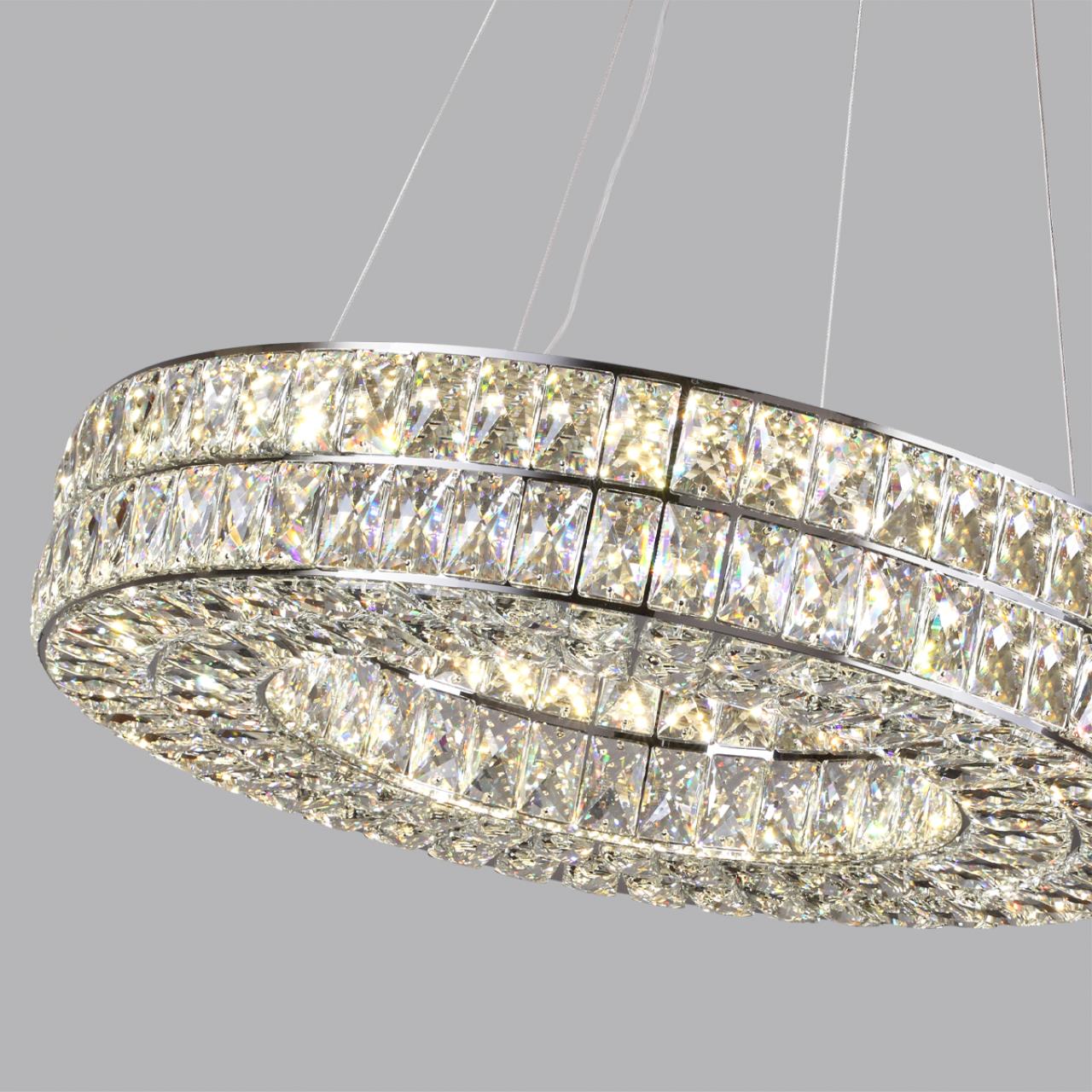 Люстра ODEON LIGHT L-VISION PANTA хром LED*1 52W