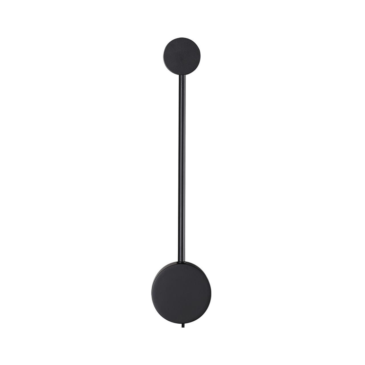 Настенный светильник ODEON LIGHT HIGHTECH SATELLITE черный LED*1 6W 3000/4000К 382 мм