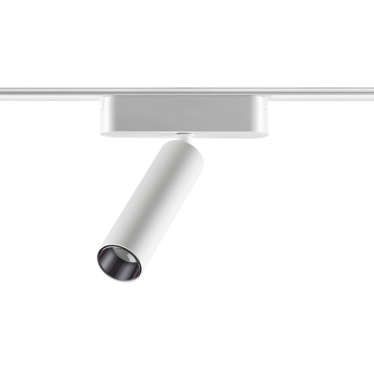 Трековый светильник для низковольтного шинопровода NOVOTECH SHINO SMAL белый LED*1 7W 4000К плафон белый