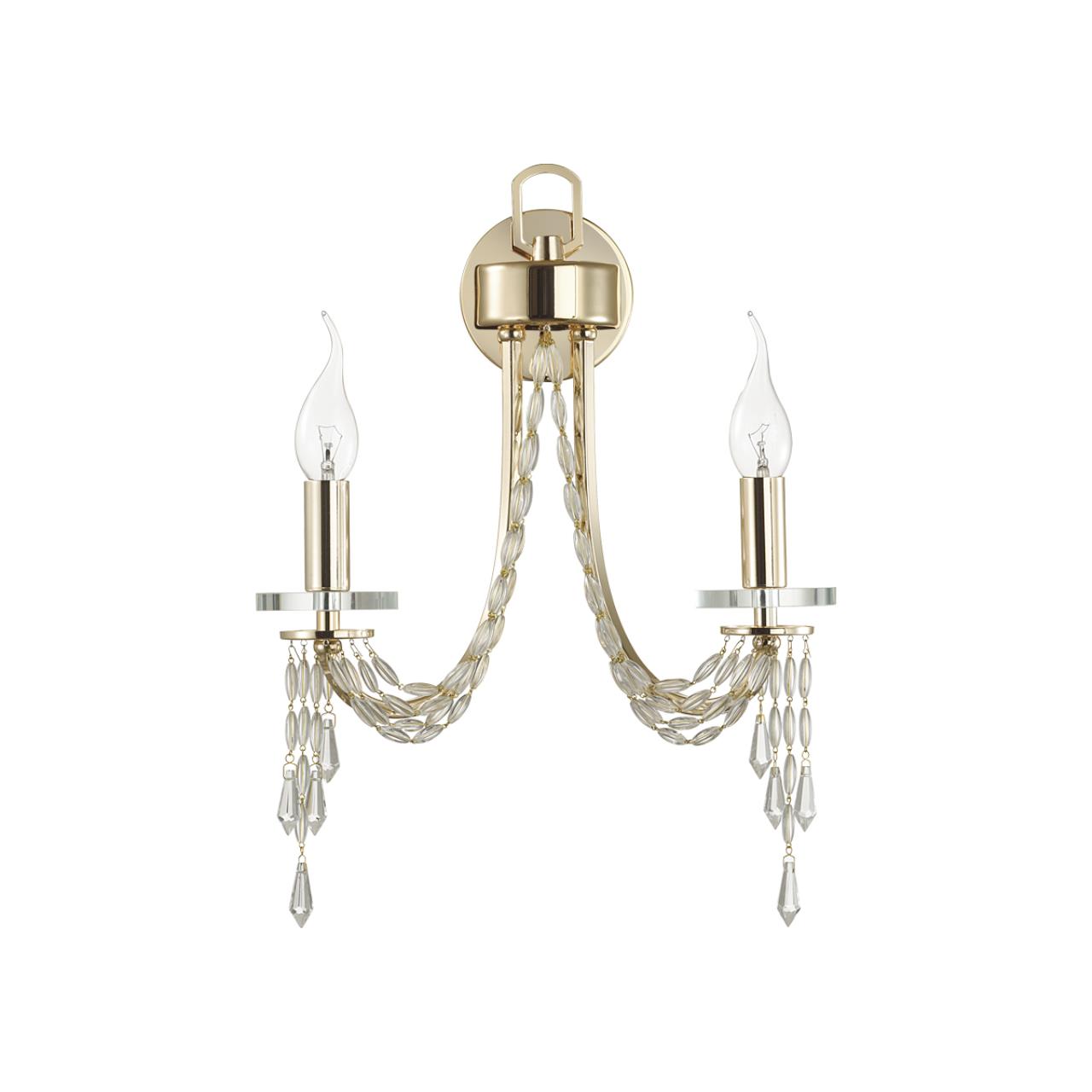 Бра ODEON LIGHT CLASSIC CAPEL золотой E14*2 10W