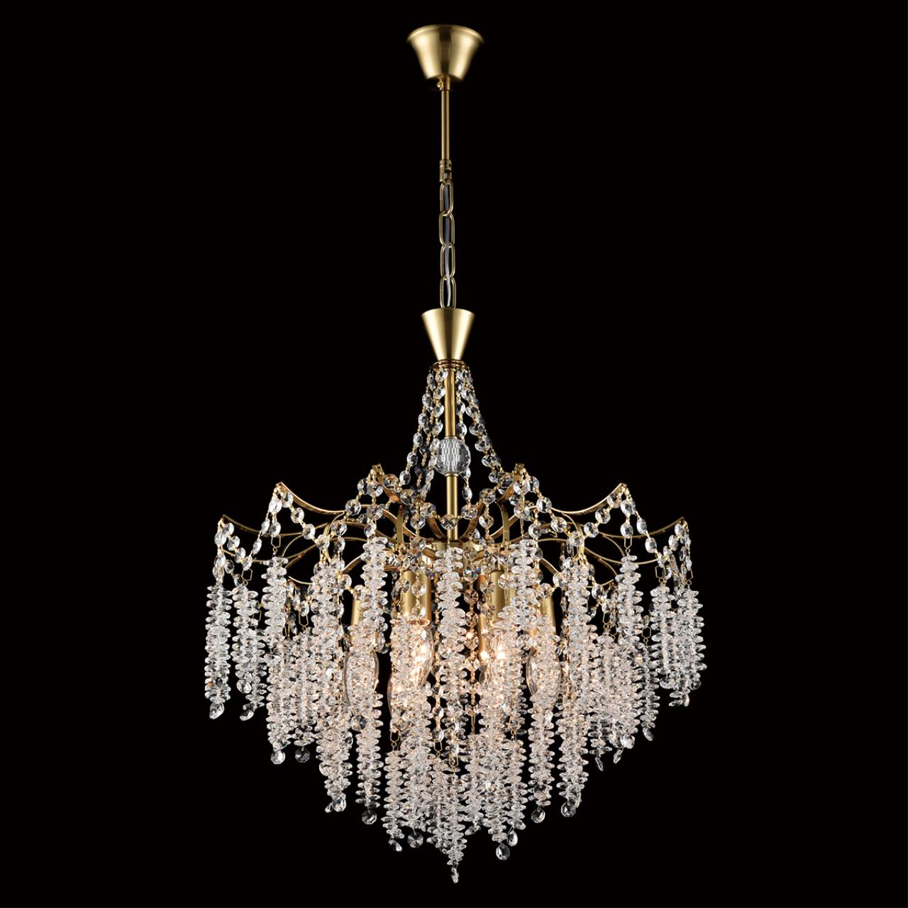 Люстра LUMION CLASSI KRISTINA латунь E14*6 10W