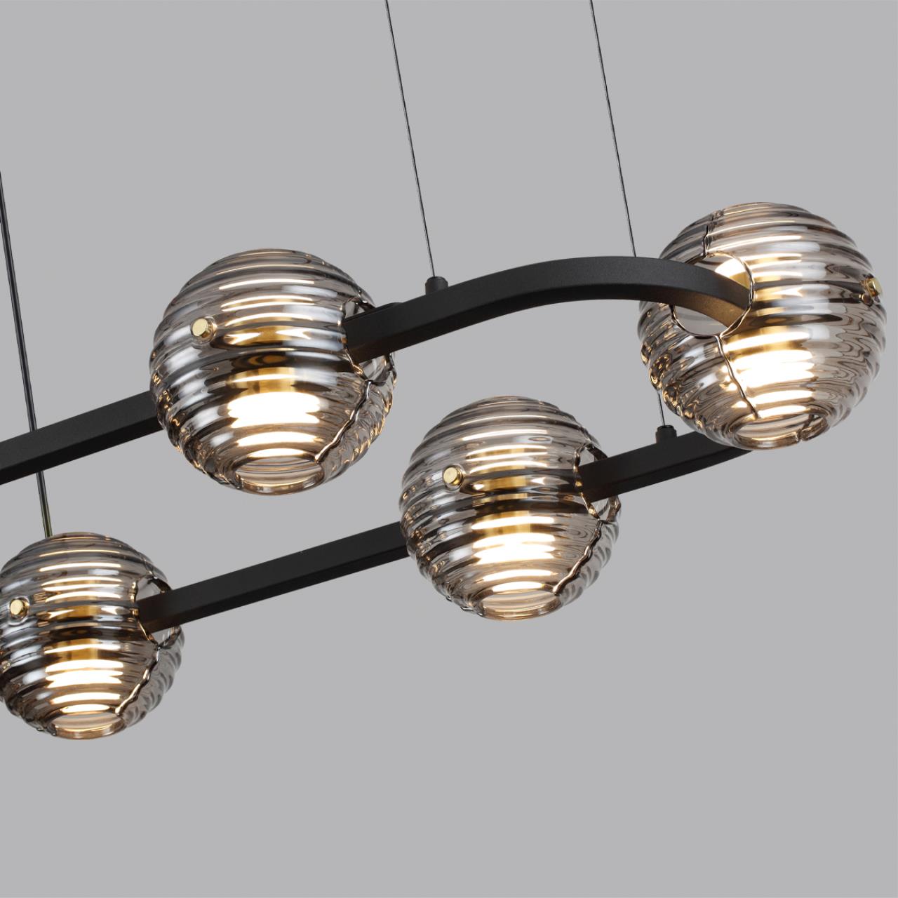 Люстра ODEON LIGHT L-VISION TRONI черный LED 60W 4000К 1035 мм
