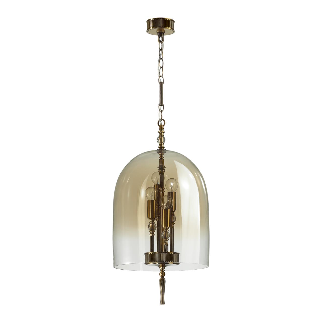 Подвес ODEON LIGHT EXCLUSIVE NEO BELL бронзовый E14*4 10W