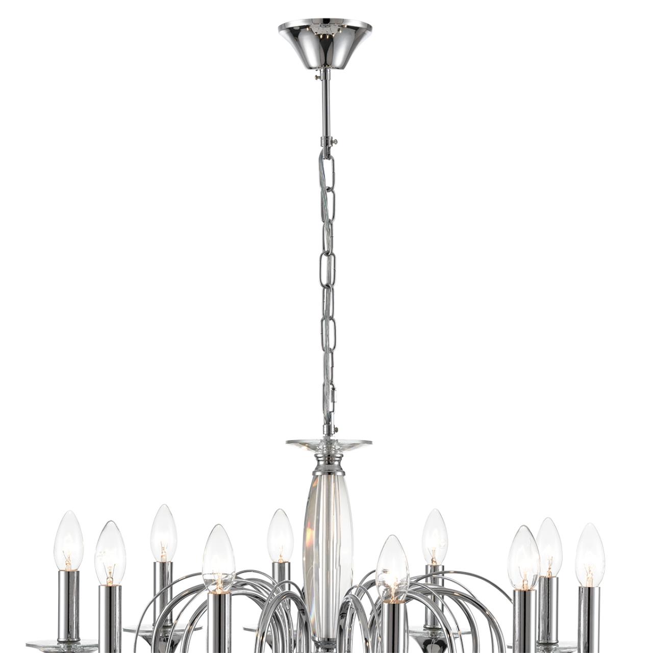 Люстра LUMION CLASSI LAOKA хром E14*10 10W