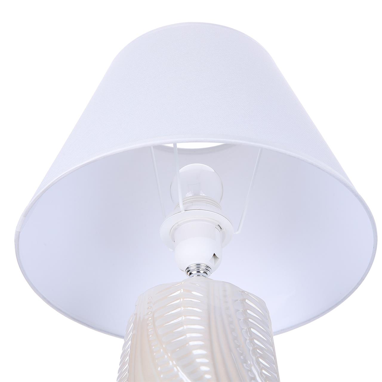 Настольная лампа LUMION CLASSI SINNA белый E27*1 10W