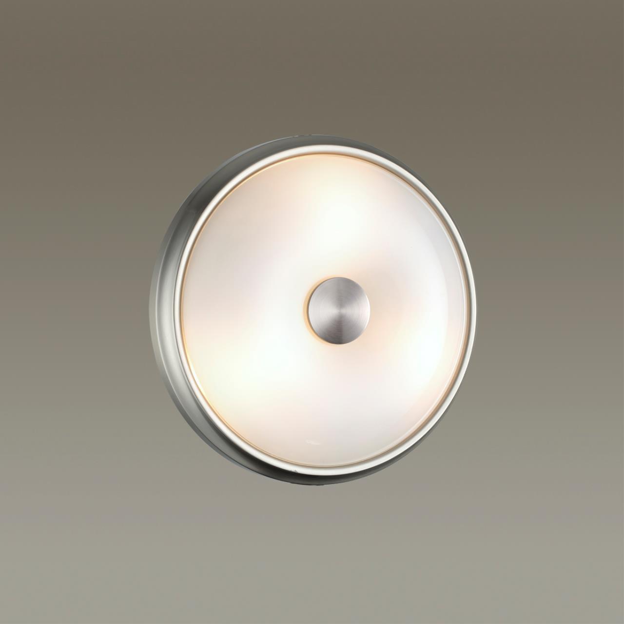 Настенно-потолочный светильник ODEON LIGHT WALLI PELOW никель E14*2 10W