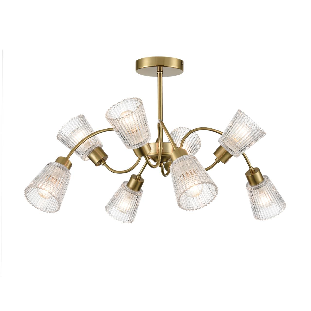 Светильник потолочный LUMION COMFI IMANA медный E14*8 10W