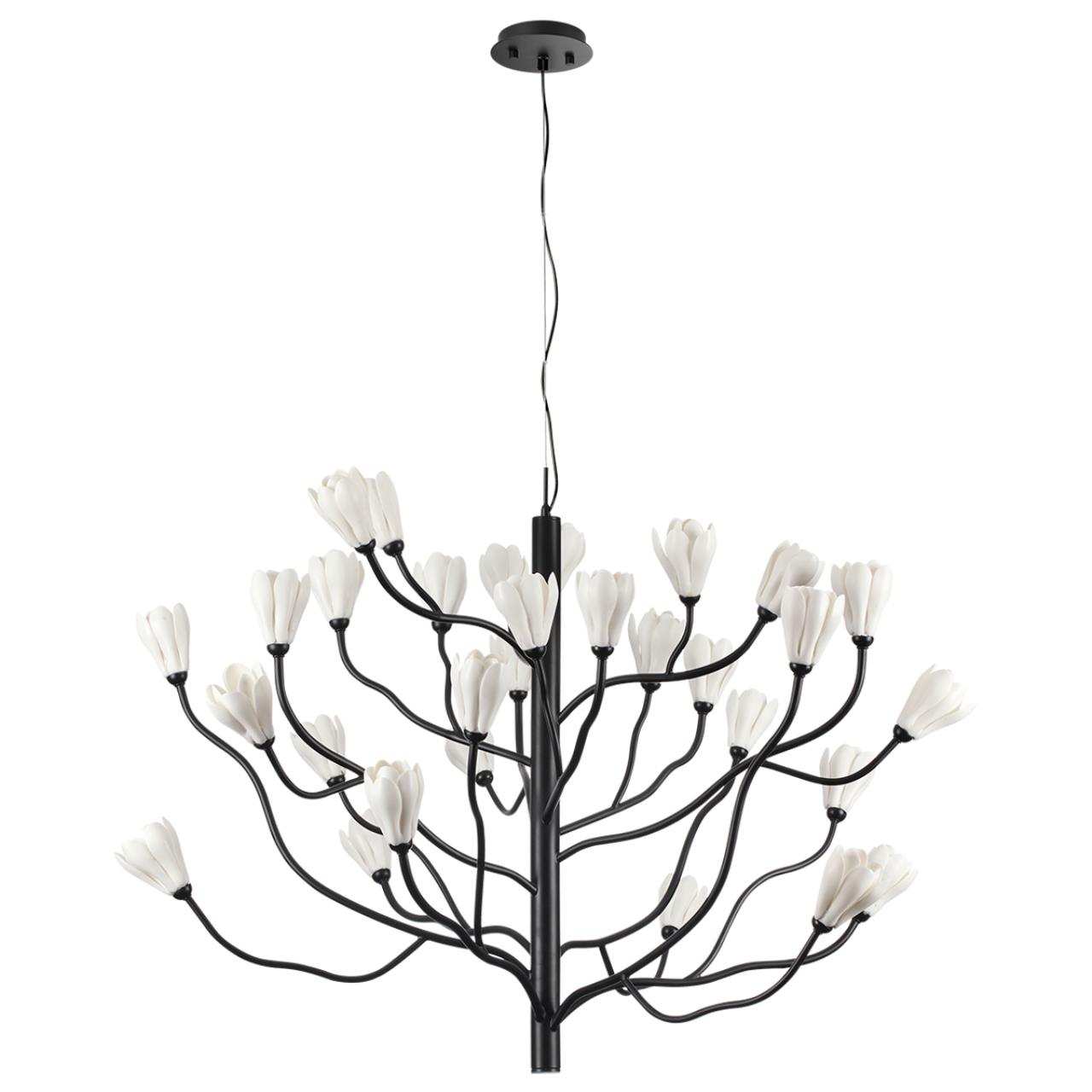 Люстра ODEON LIGHT MODERN GARDI черный G4*30 10W