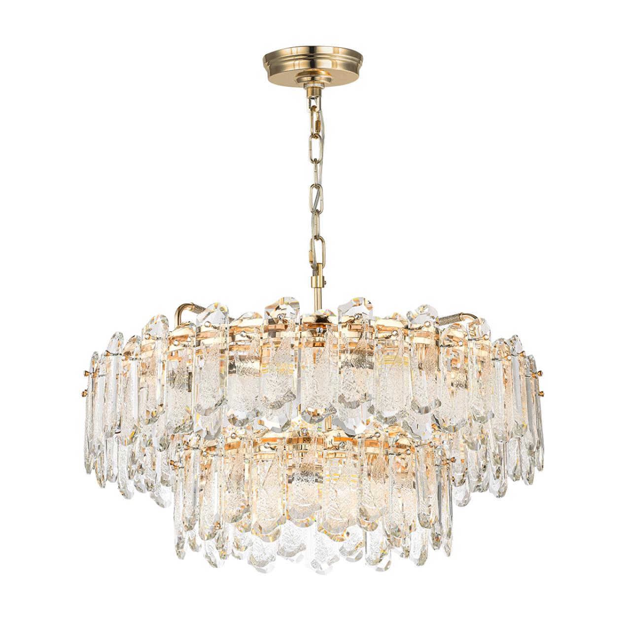 Люстра ODEON LIGHT HALL BULLON золотой E14*22 10W
