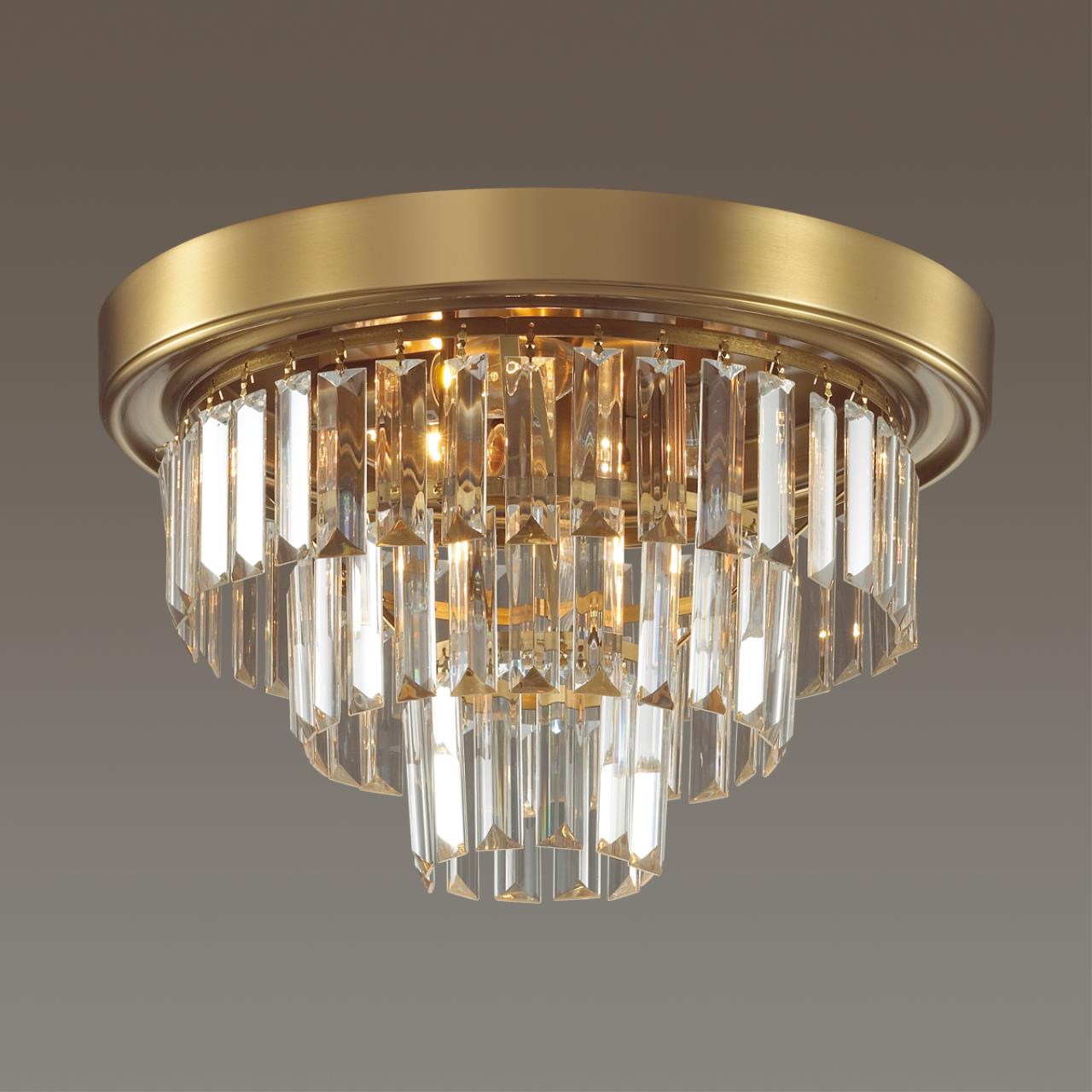 Люстра потолочная LUMION CLASSI ZAHA латунь E14*4 10W