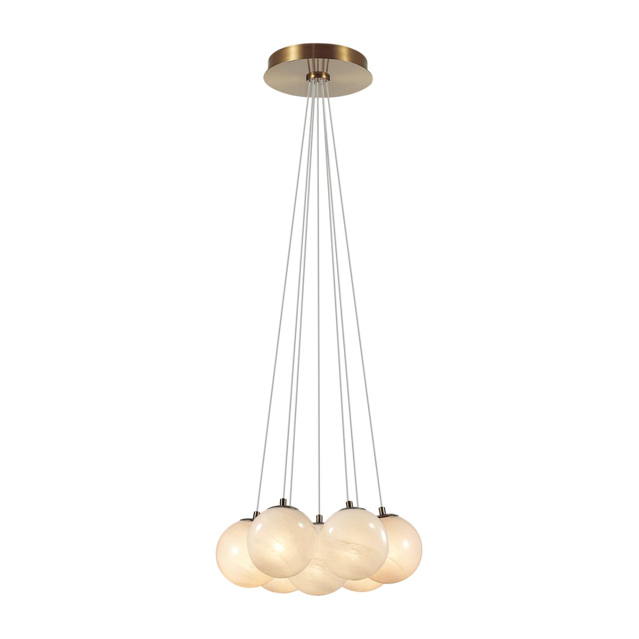 Подвесной светильник ODEON LIGHT MIDCENT MAGIA белый E14*7 10W