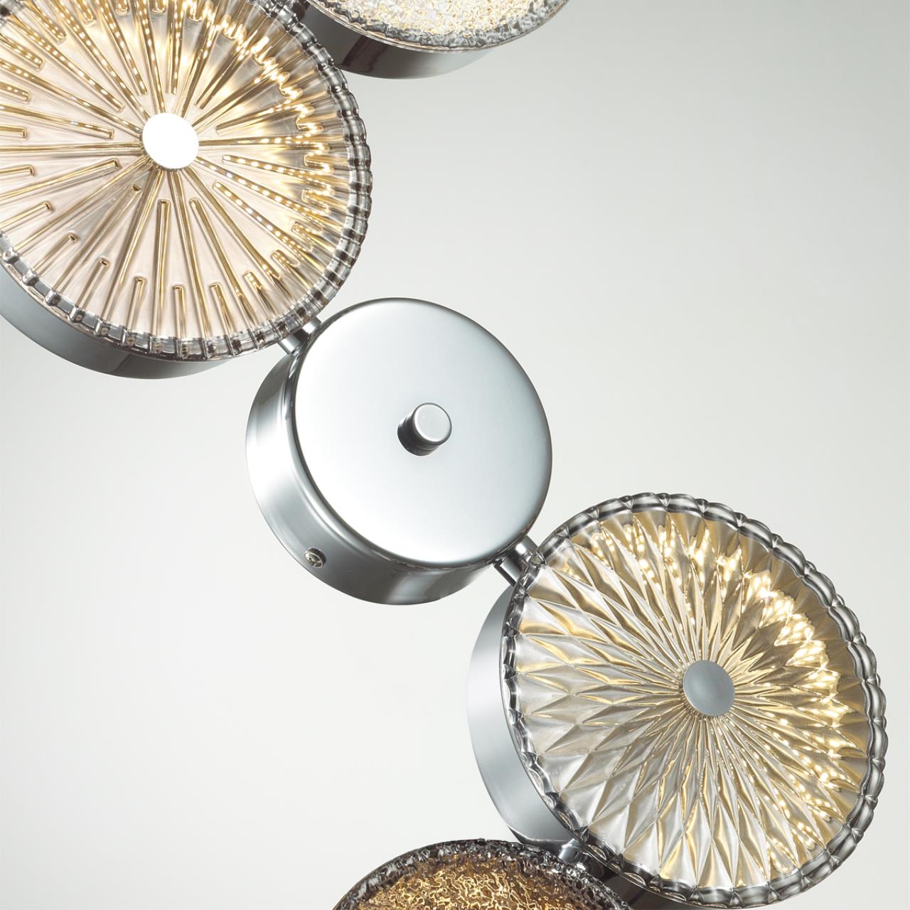 Бра ODEON LIGHT EXCLUSIVE L-VISION CARAMELLA хром LED*1 25W