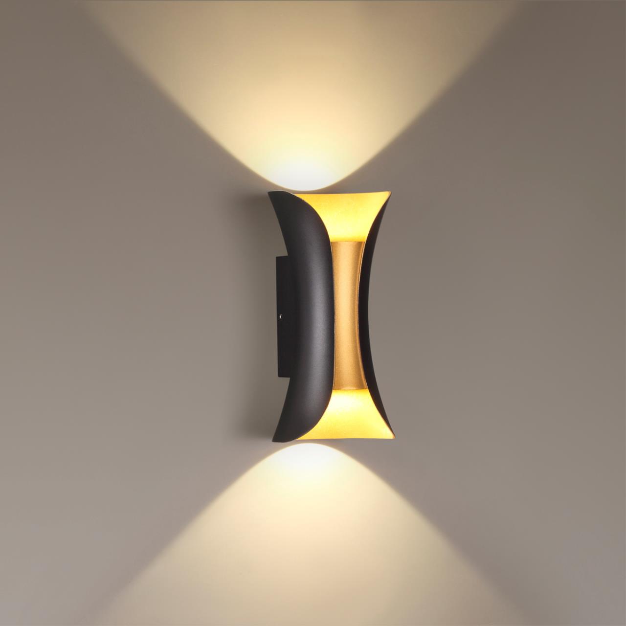 Настенный светильник ODEON LIGHT HIGHTECH KRISTA черный