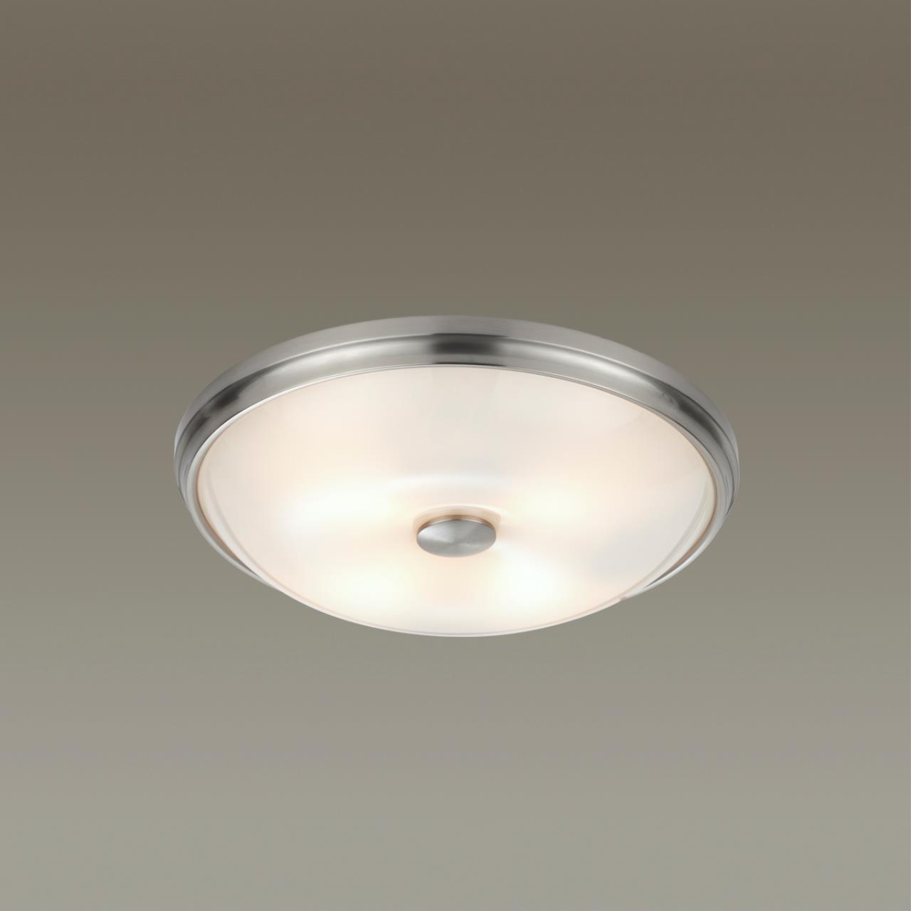 Настенно-потолочный светильник ODEON LIGHT WALLI PELOW никель E14*4 10W