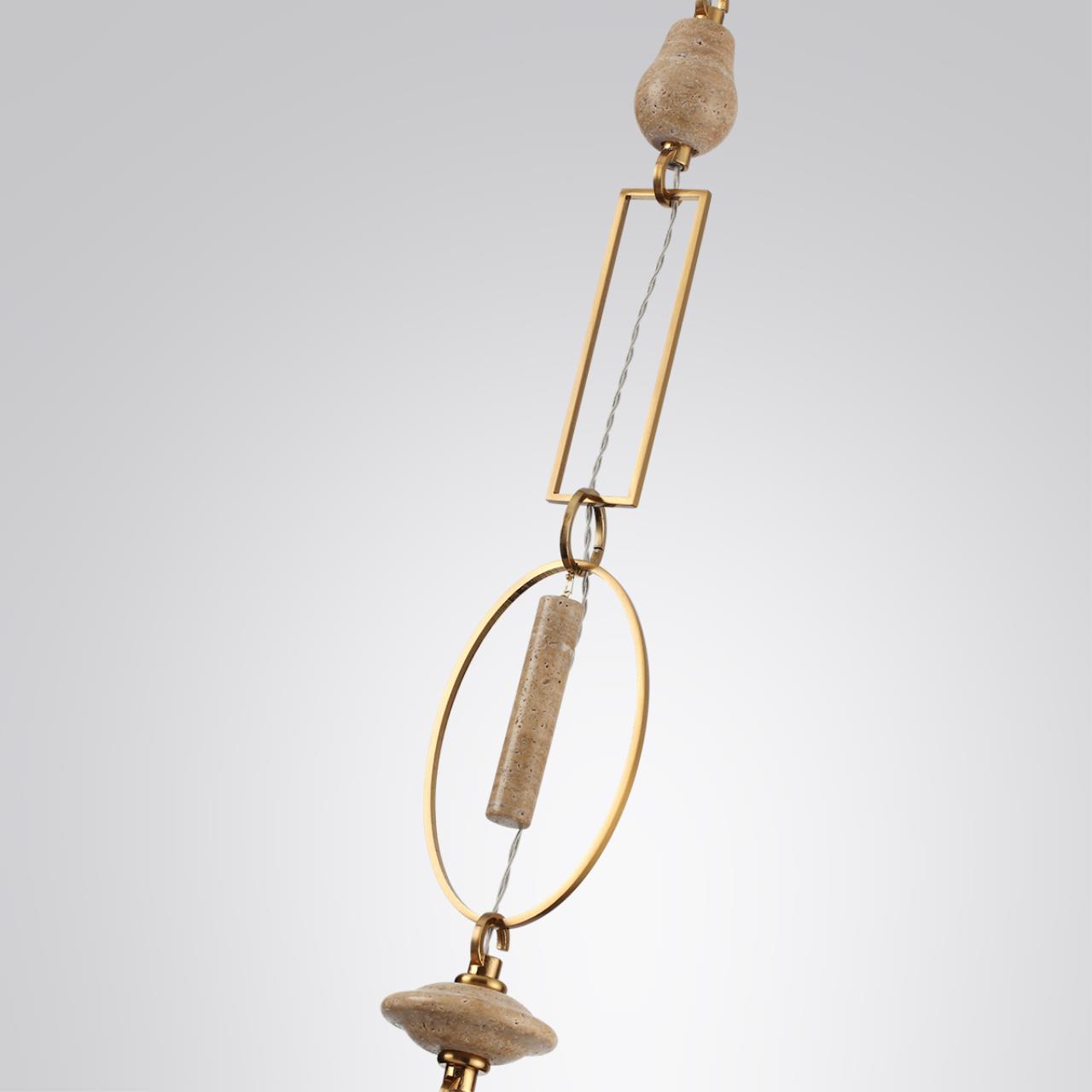 Подвес ODEON LIGHT EXCLUSIVE PENDANT KREMA латунь G9*1 10W плафон 143 мм