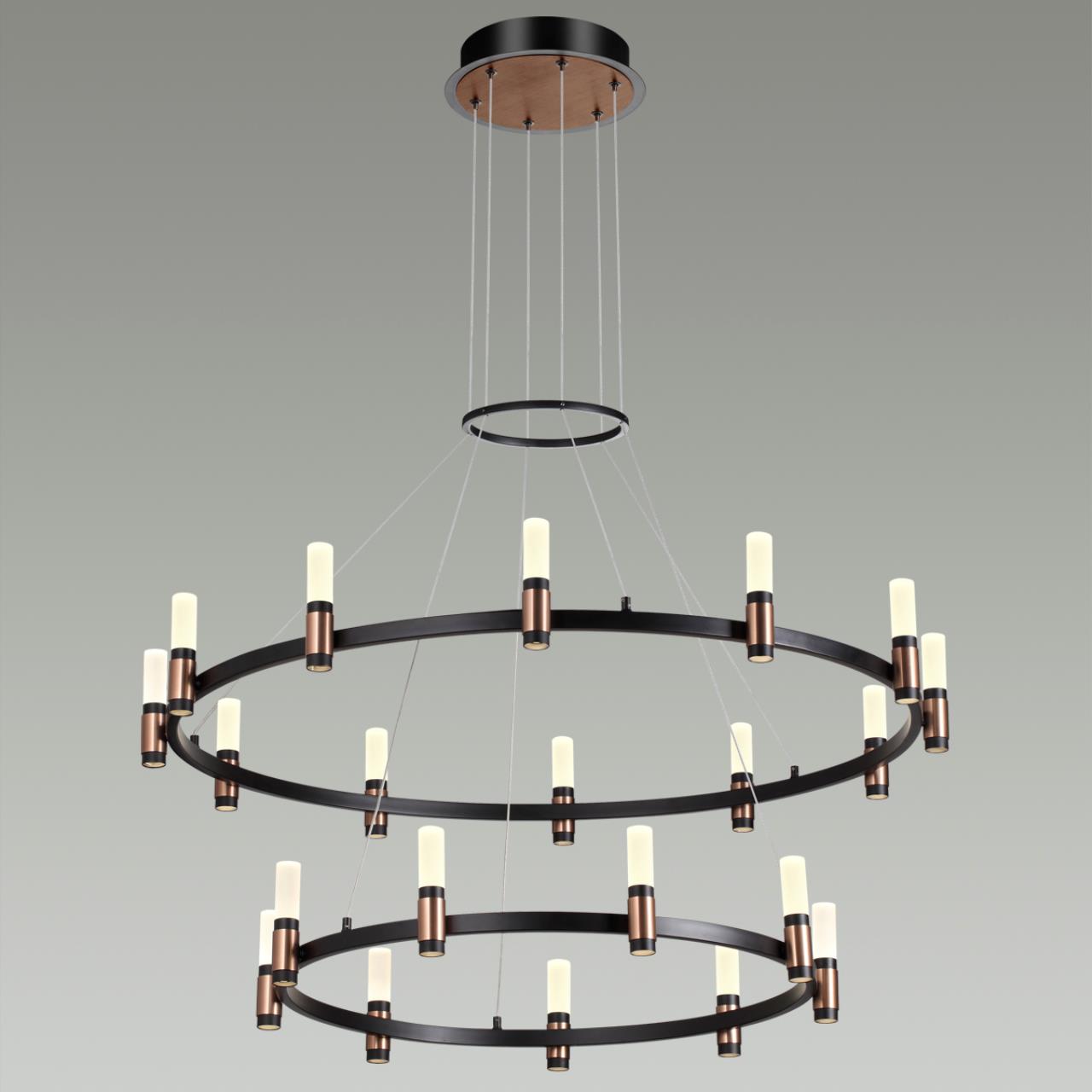 Люстра ODEON LIGHT L-VISION Candel черный LED*1 98W 4000К 950 мм
