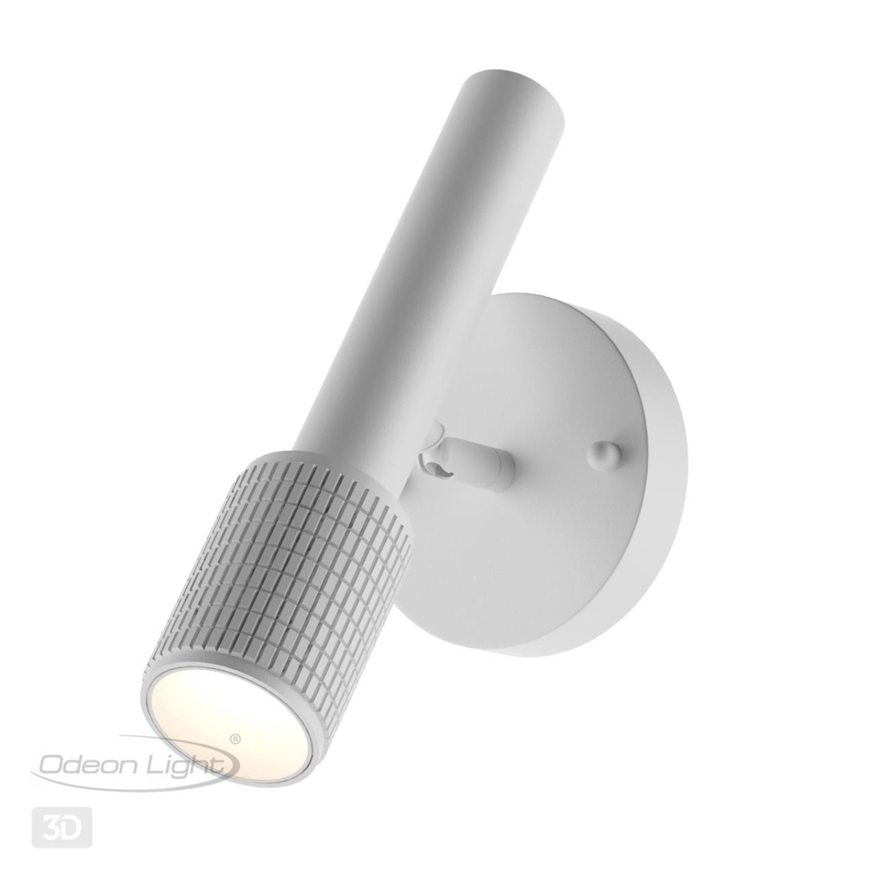 Бра с выключателем ODEON LIGHT HIGHTECH MEHARI белый