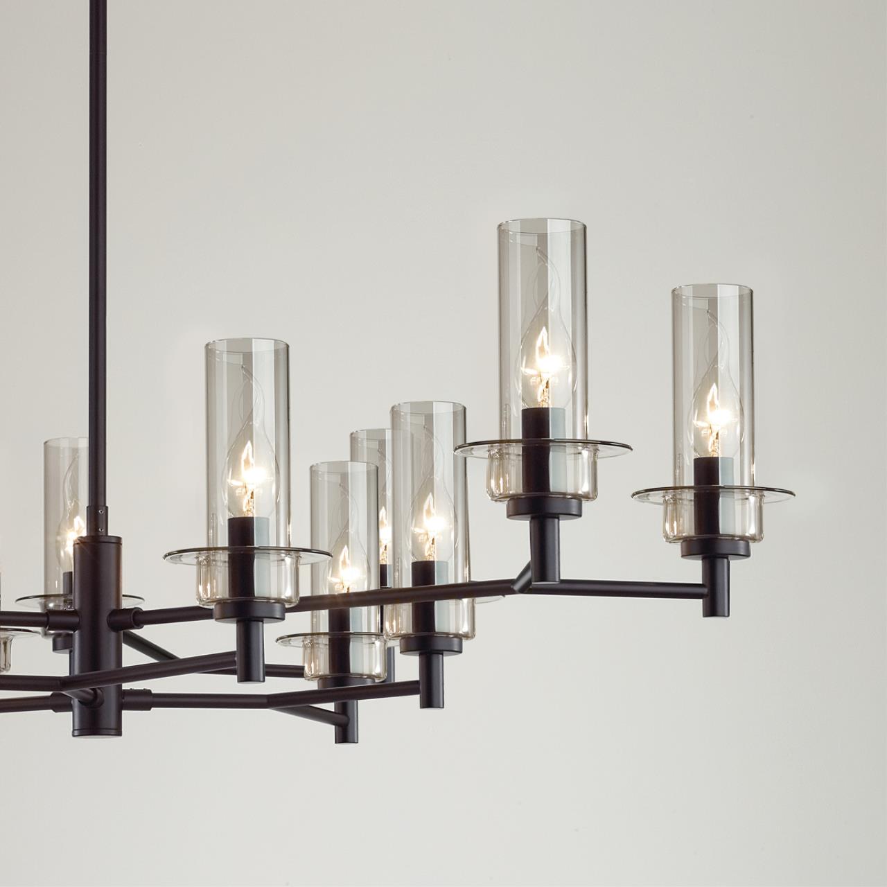 Люстра на штанге LUMION CLASSI MADONNA черный E14*12 10W