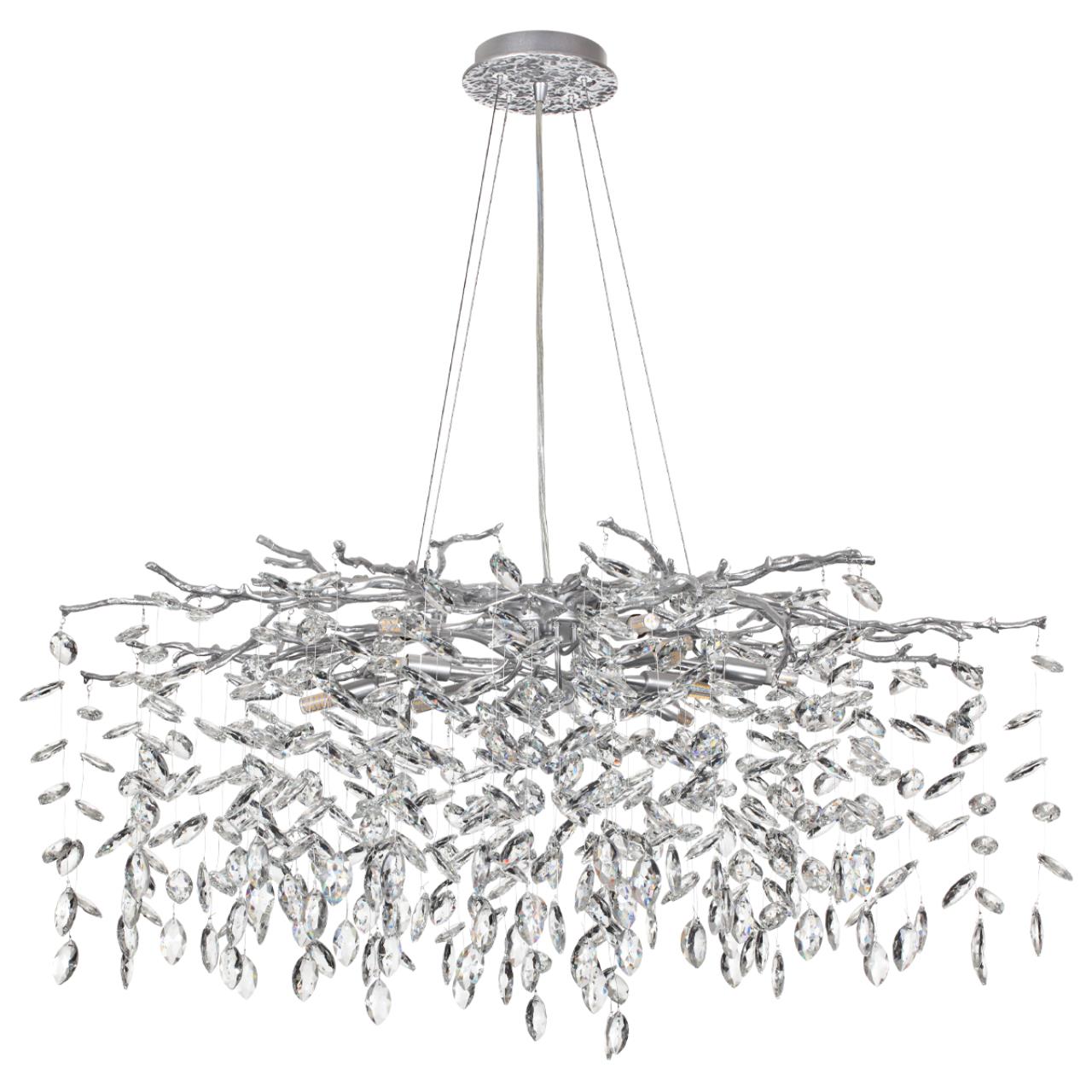 Люстра ODEON LIGHT HALL DELICA хром G9*12 10W