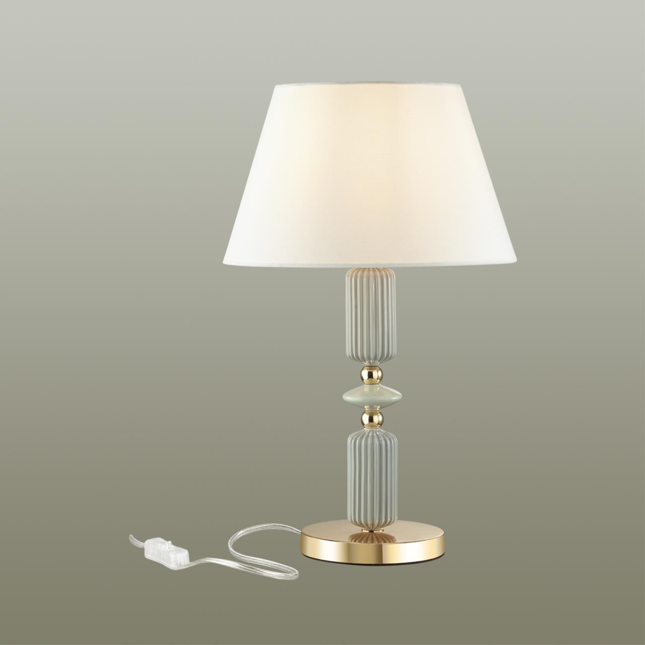 Настольная лампа ODEON LIGHT EXCLUSIVE CLASSIC CANDY золотой E27*1 10W  315 мм
