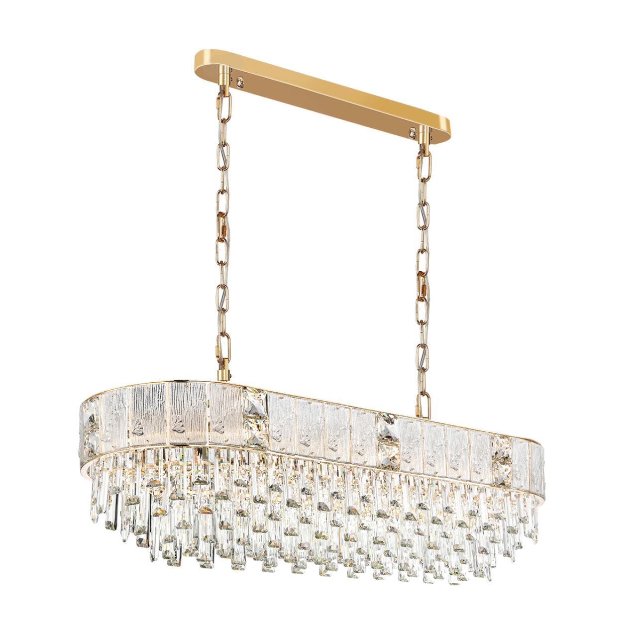Люстра ODEON LIGHT HALL FIESTA золотой E14*14 10W