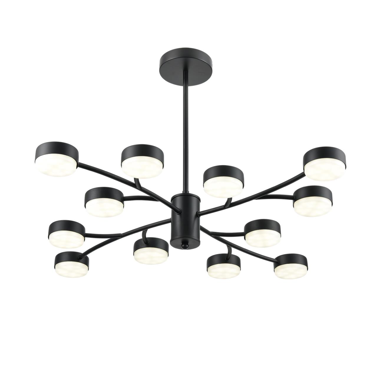 Люстра LUMION COMFI TORINA черный GX53*12 10W на штанге