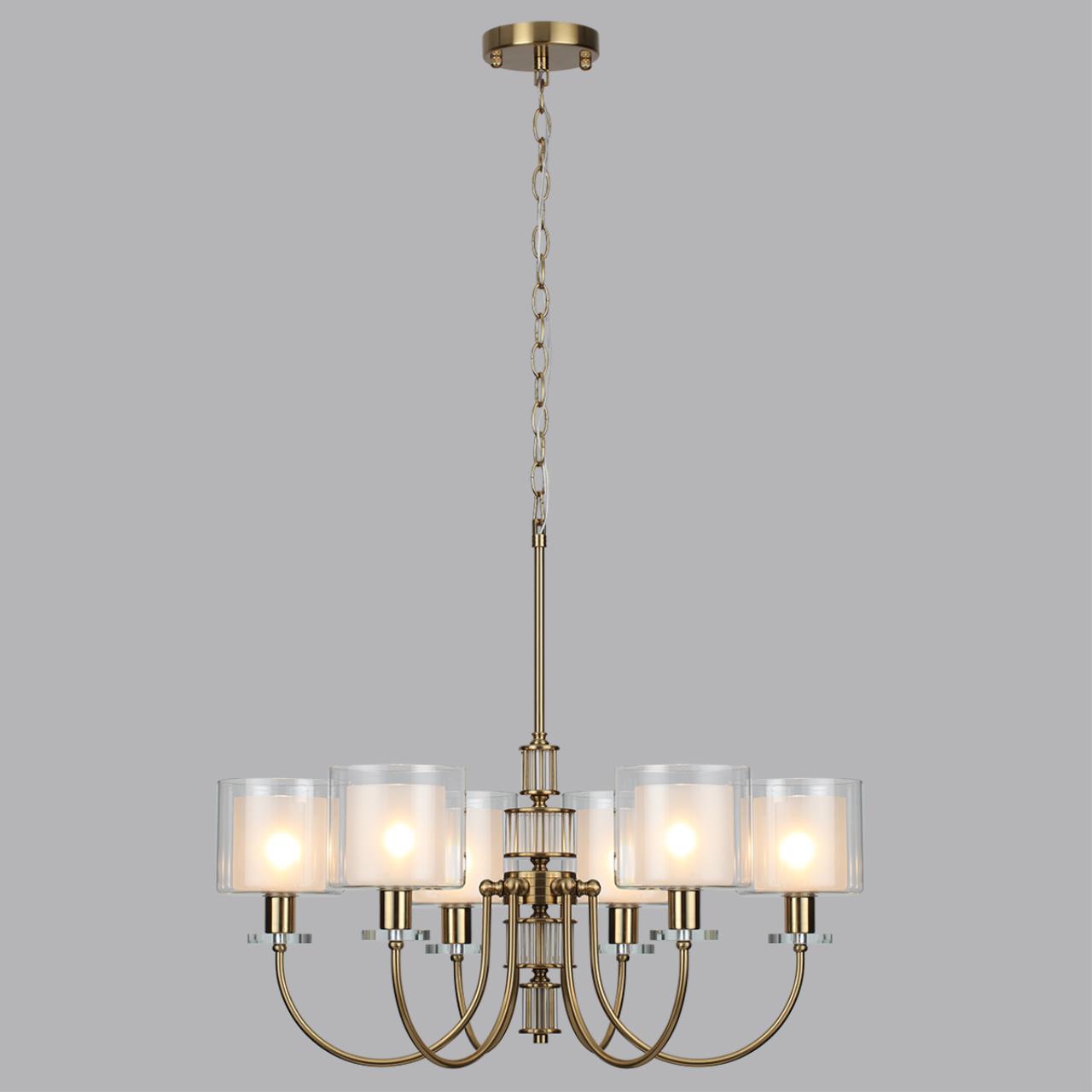 Люстра ODEON LIGHT CLASSIC SAGA античная бронза, латунь E14*6 10W