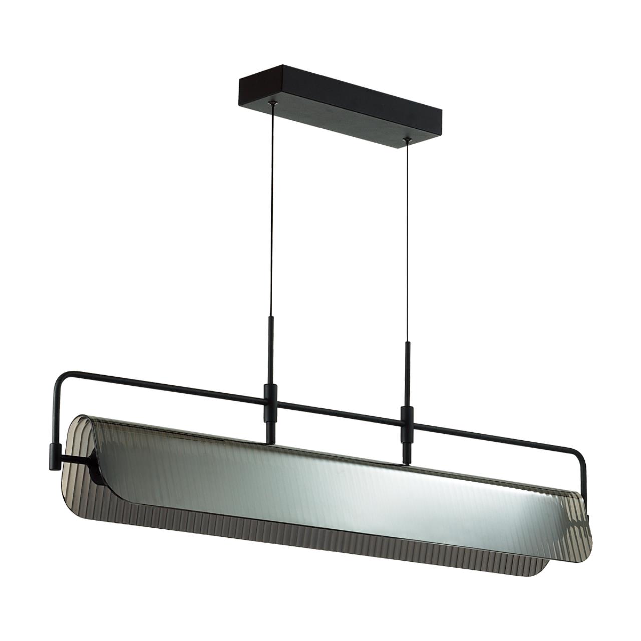 Подвес линейный ODEON LIGHT L-VISION LINER черный LED*1 35W 3000К плафон черный