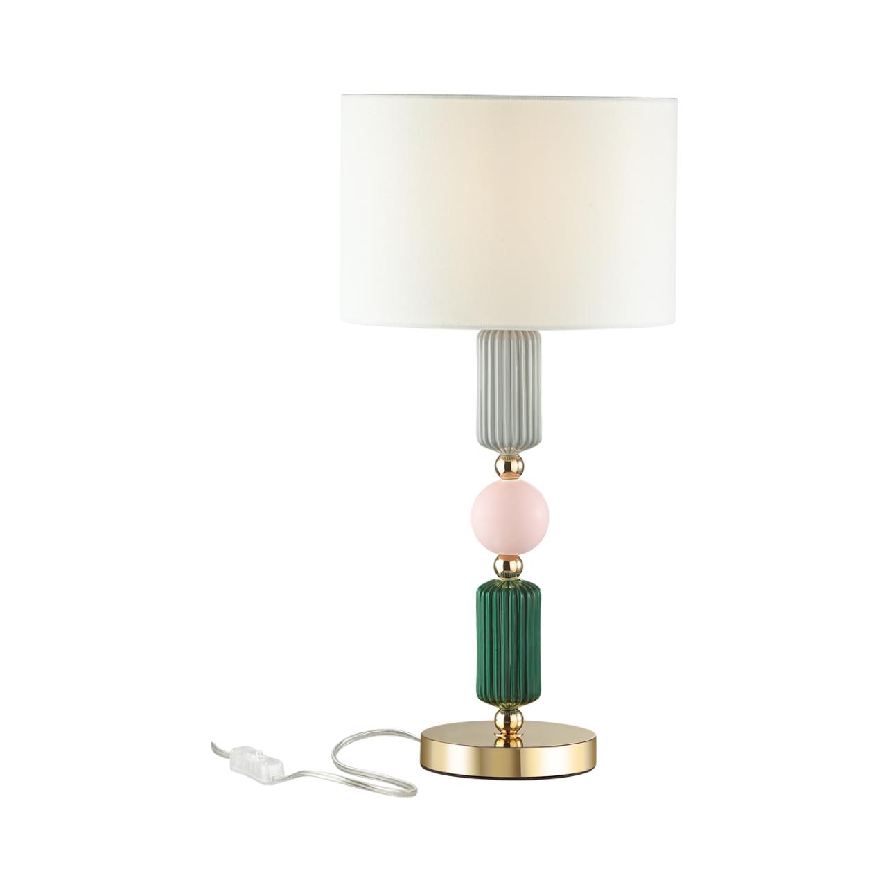 Настольная лампа ODEON LIGHT EXCLUSIVE CLASSIC CANDY золотой E27*1 10W  285 мм