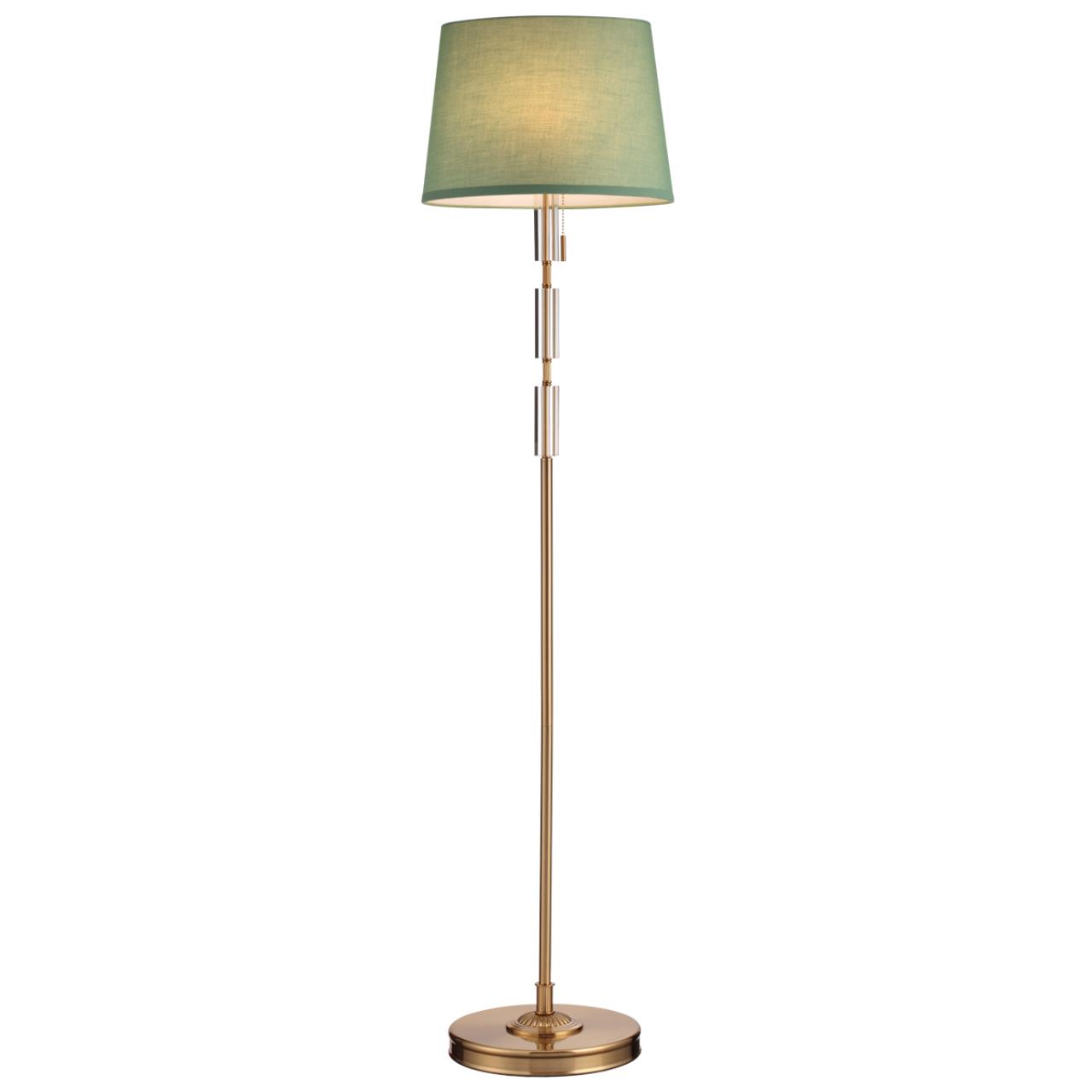 Торшер ODEON LIGHT EXCLUSIVE MODERN LONDON бронзовый E27*1 10W плафон зеленый