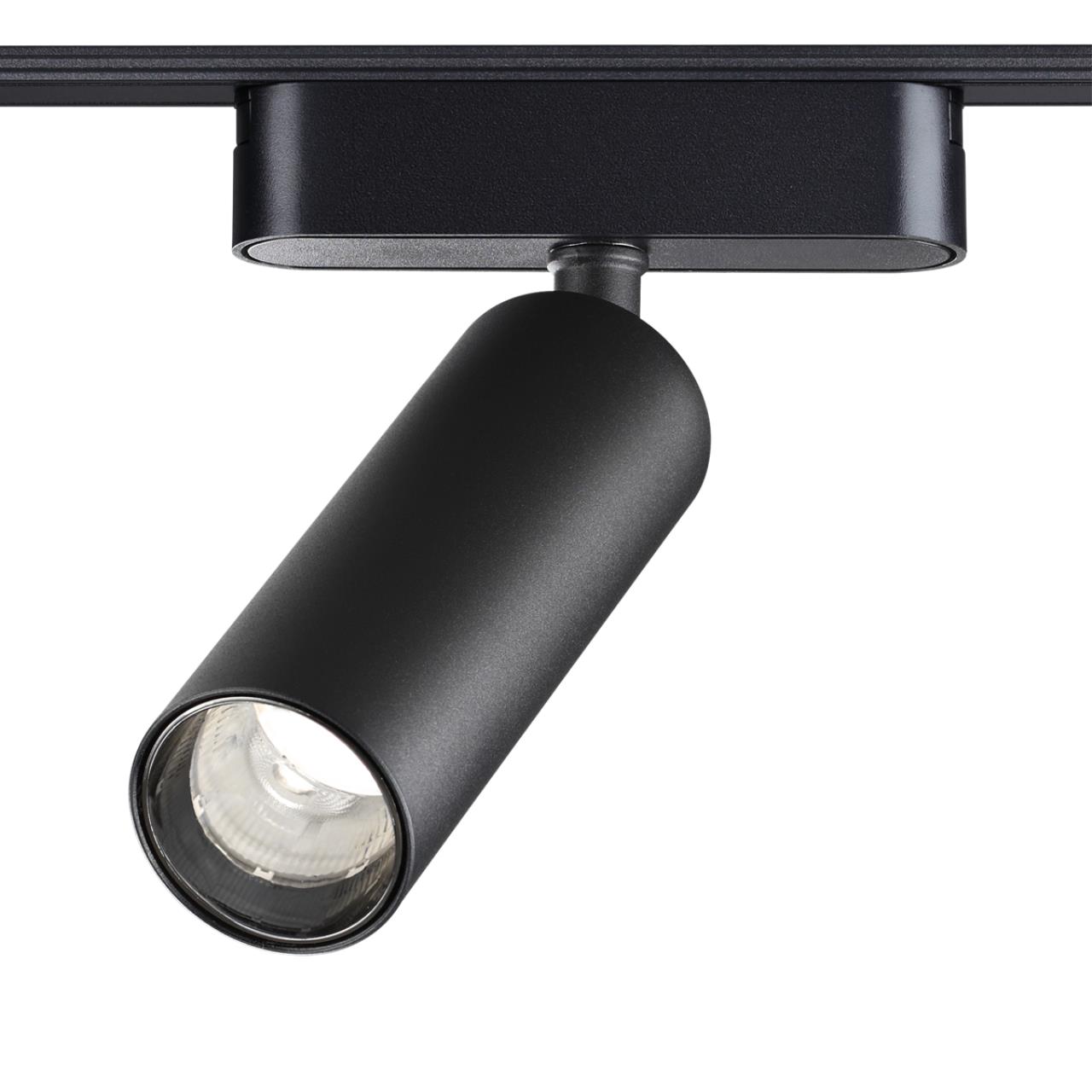 Трековый светильник для низковольтного шинопровода NOVOTECH SHINO SMAL черный LED*1 15W 3000К