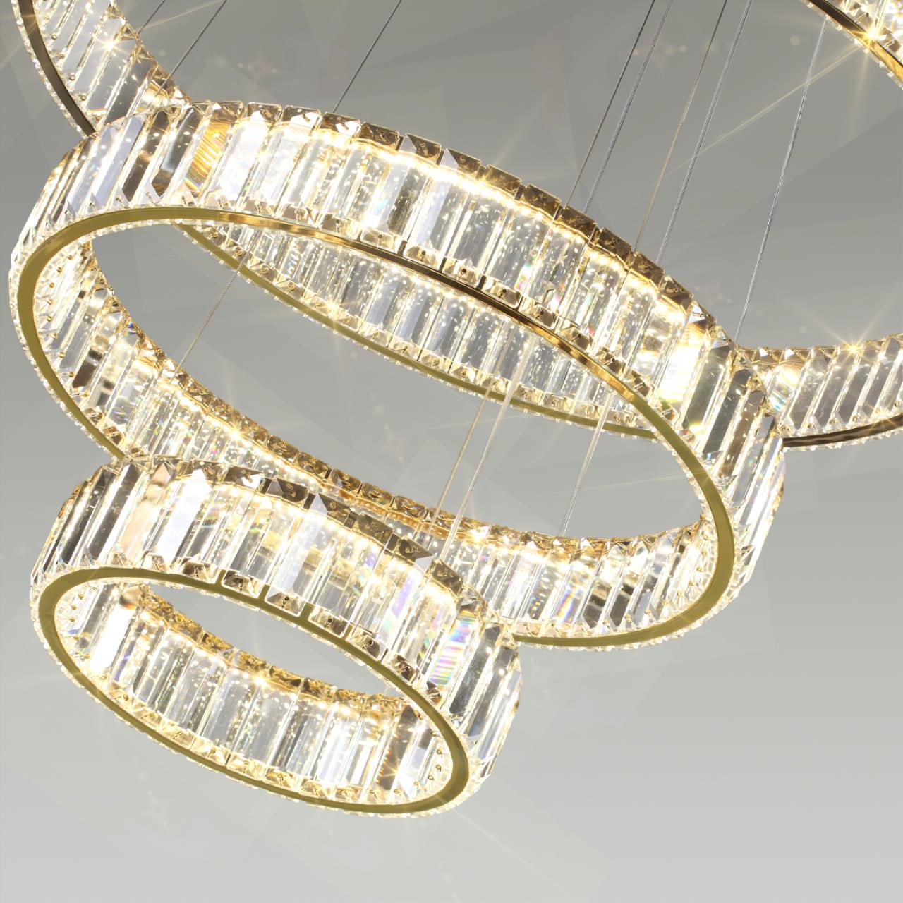 Люстра ODEON LIGHT L-VISION Vekia золотой LED*1 88W