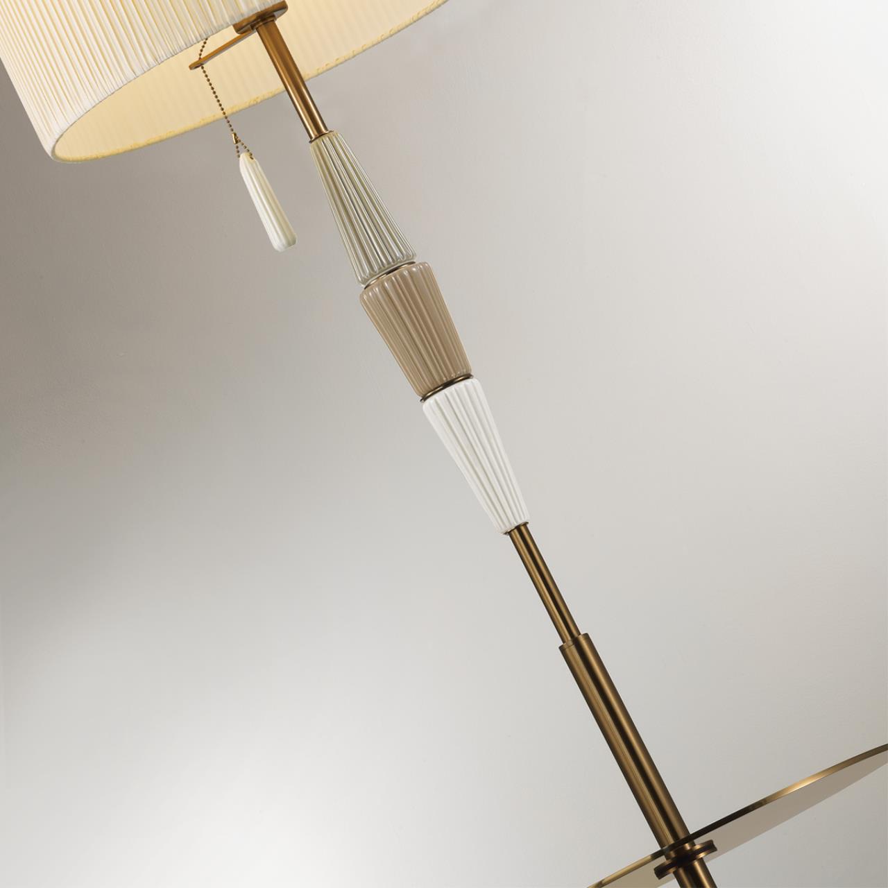 Торшер ODEON LIGHT EXCLUSIVE CLASSIC Latte бронзовый E27*1 10W