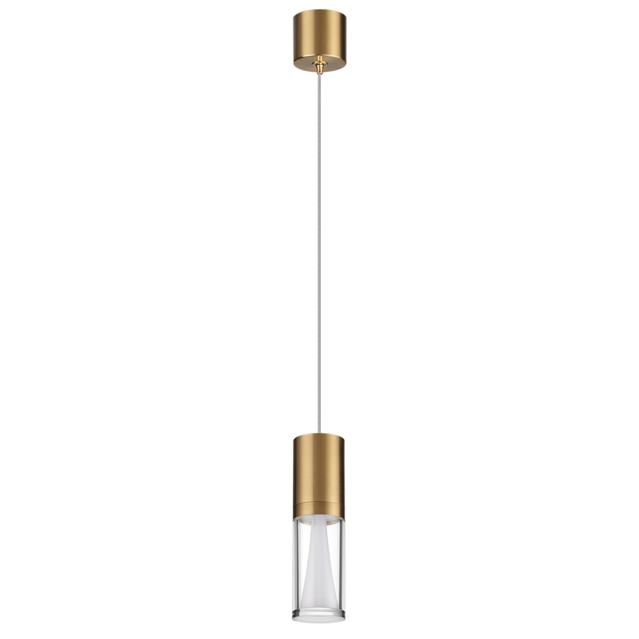 Подвесной светильник ODEON LIGHT HIGHTECH DEFANCE бронзовый LED*1 4W