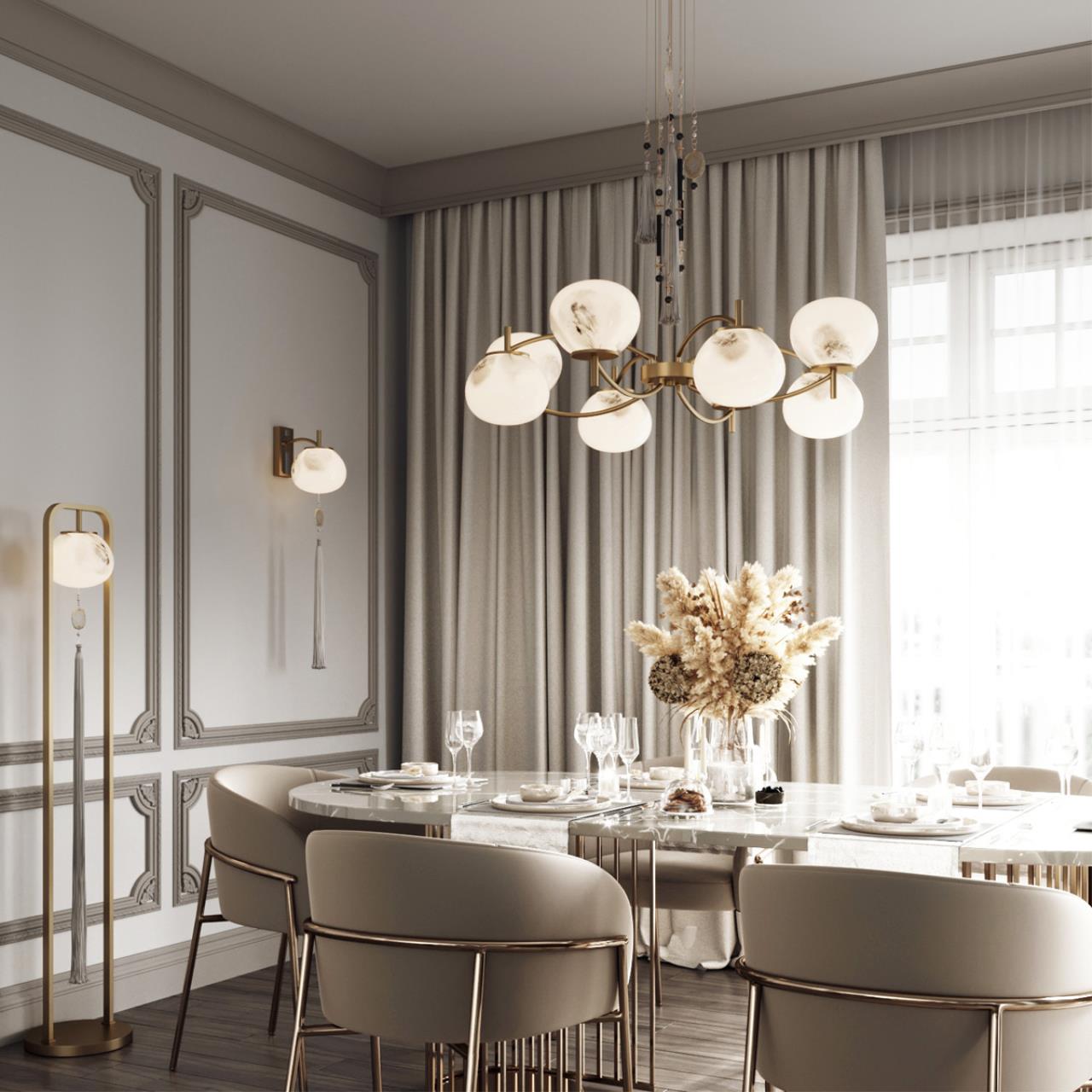 Подвес ODEON LIGHT EXCLUSIVE MODERN FIOLENT античная бронза, латунь
