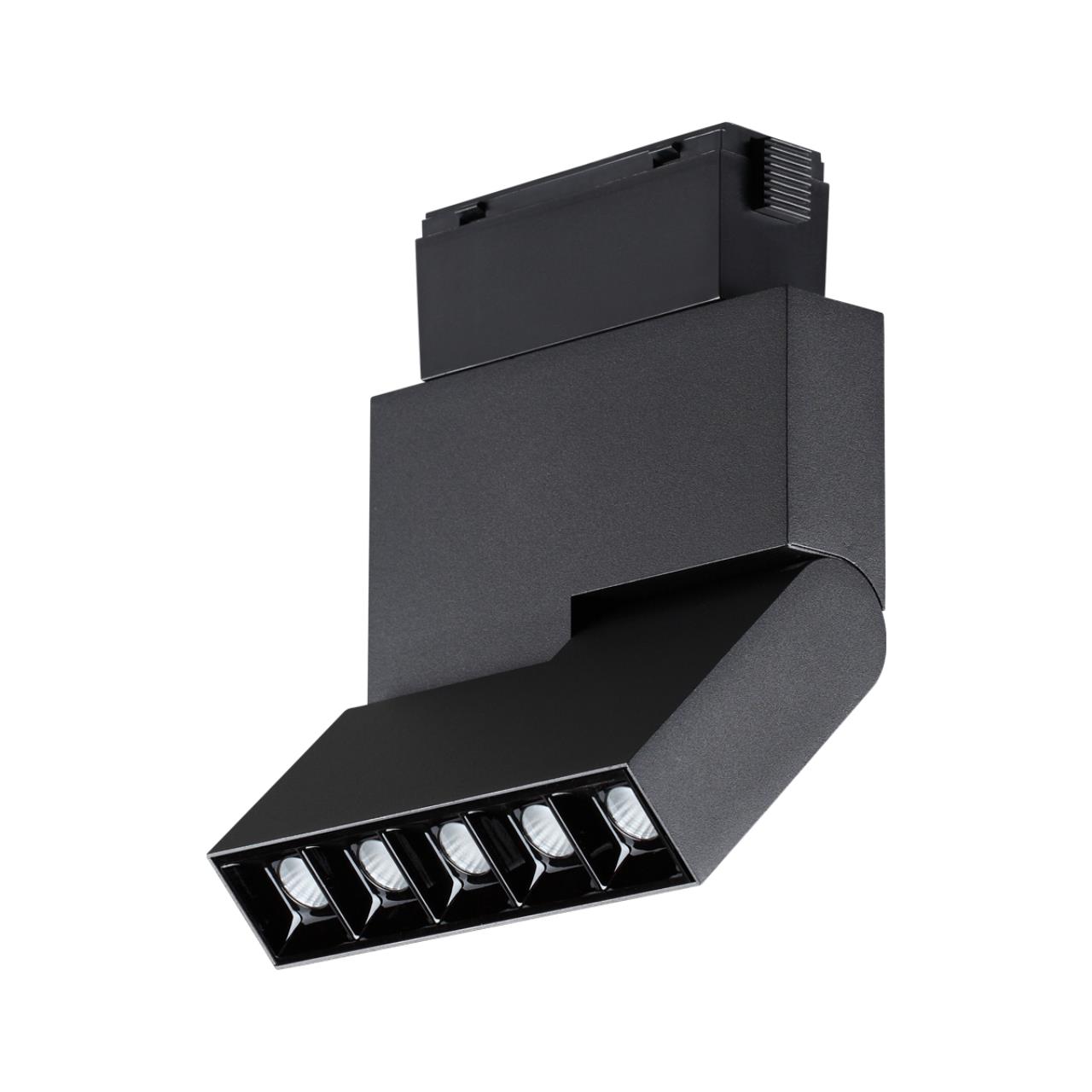 Трековый светильник для низковольного шинопровода NOVOTECH SHINO KIT черный LED*1 12W 4000К плафон