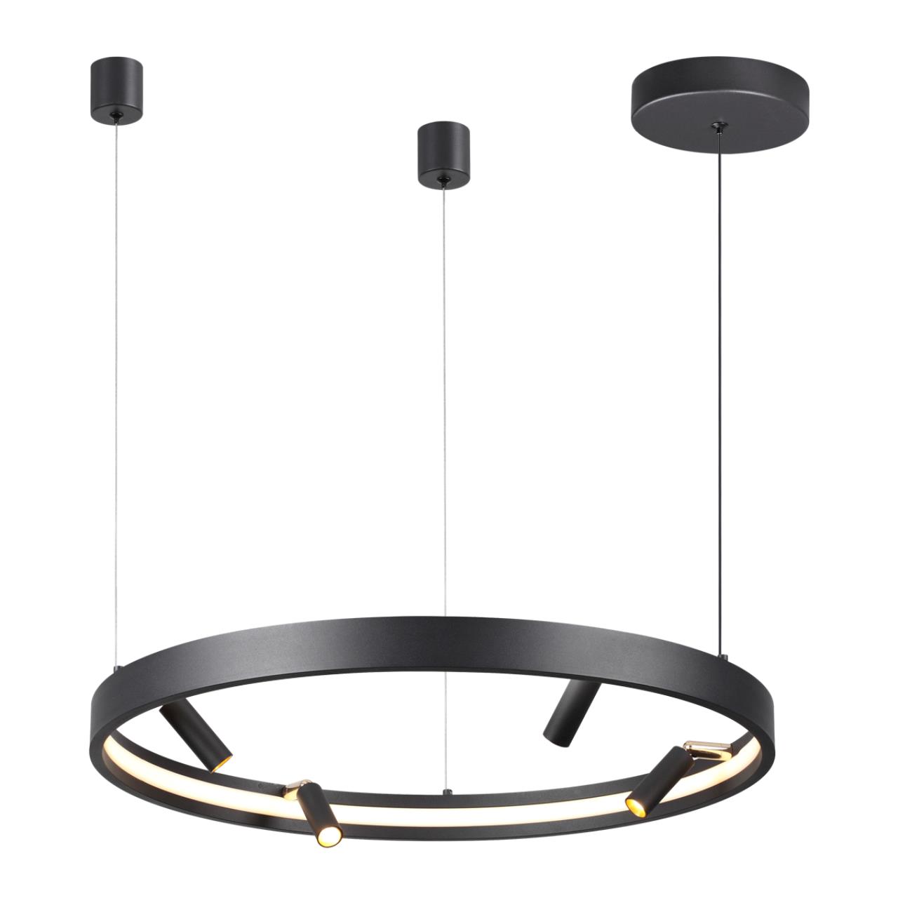 Подвесной светильник ODEON LIGHT HIGHTECH FONDA черный LED*1 70W