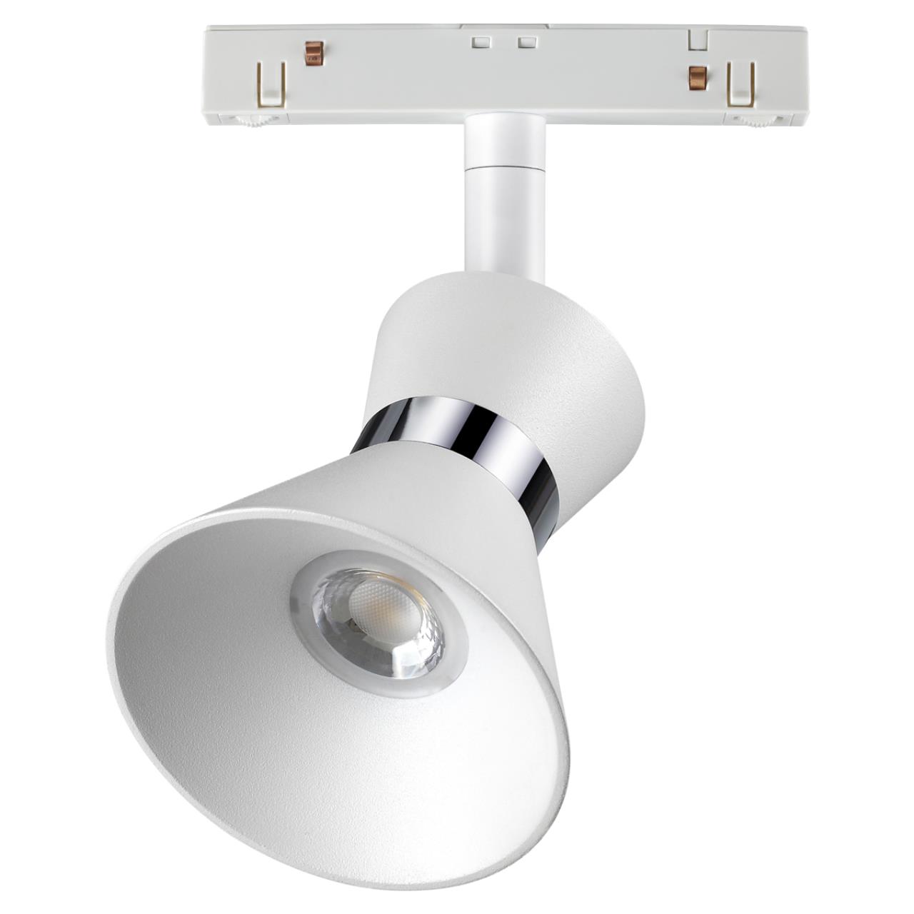 Трековый светильник для низковольного шинопровода NOVOTECH SHINO FLUM белый LED*1 10W 4000К