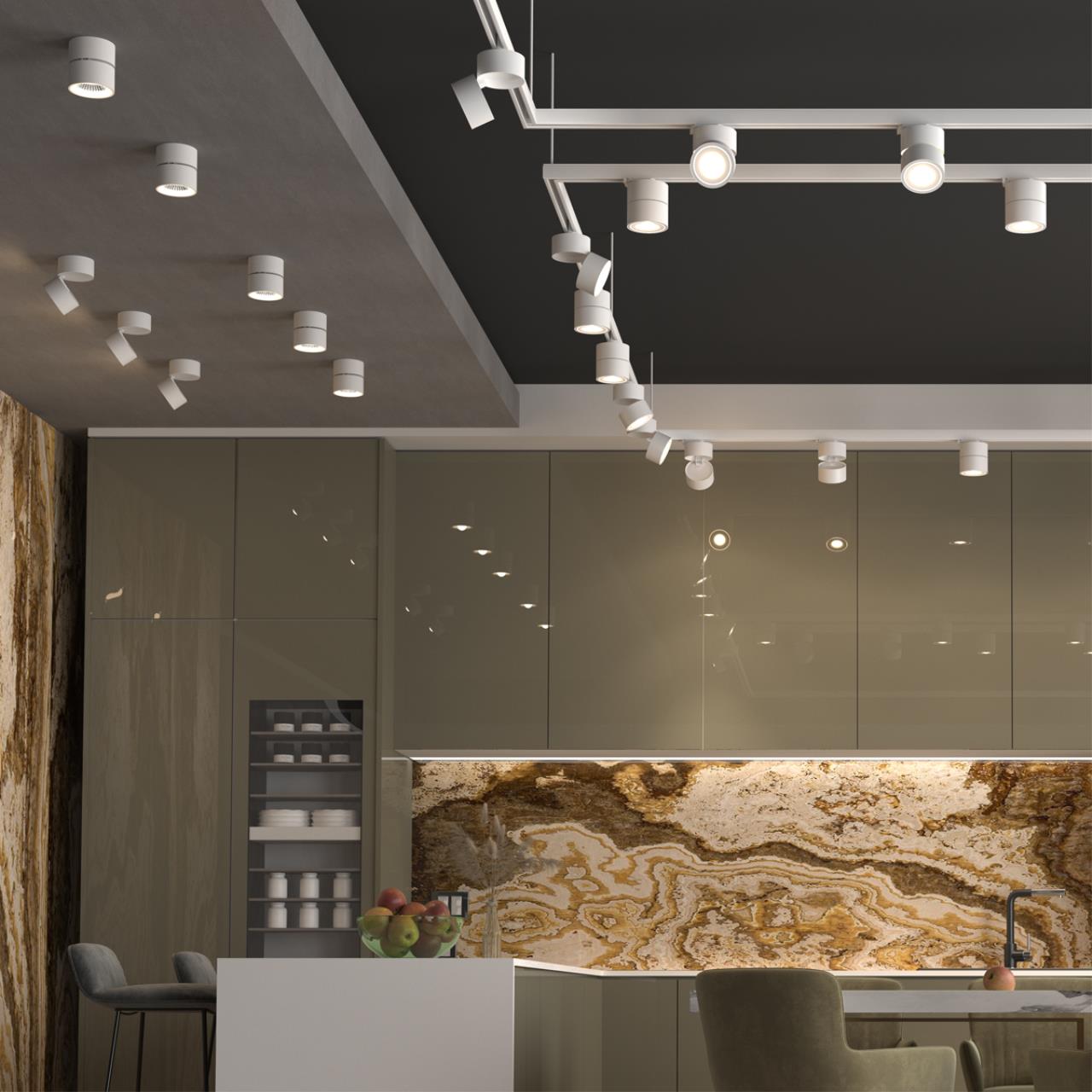 Светильник накладной светодиодный NOVOTECH OVER GRODA белый LED 25W