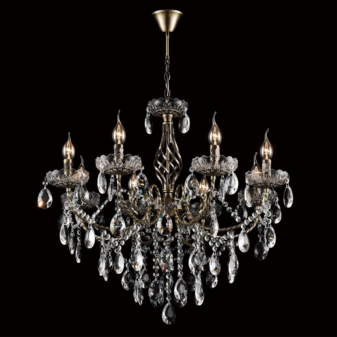 Люстра LUMION CLASSI LINN бронзовый, латунь E14*8 10W