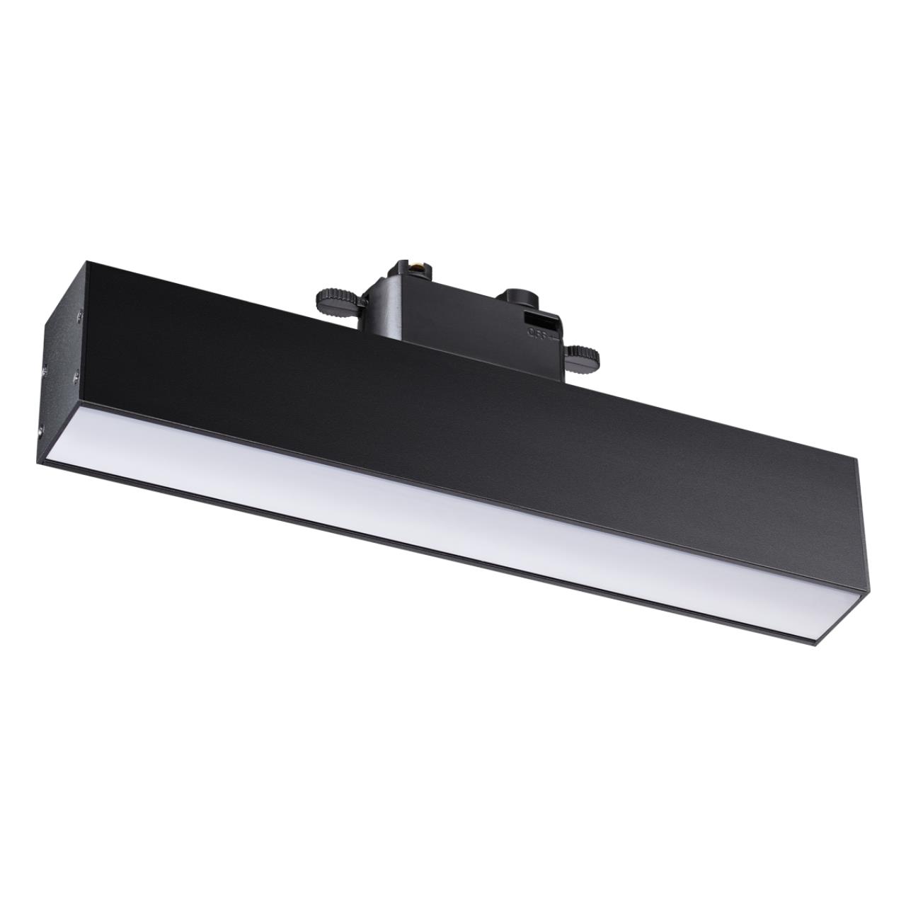 Светильник трековый однофазный трехжильный светодиодный NOVOTECH PORT ITER черный LED*1 18W 4000К