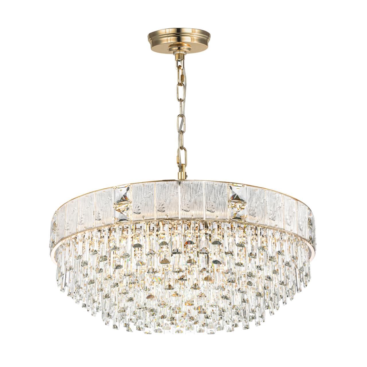 Люстра ODEON LIGHT HALL FIESTA золотой E14*21 10W
