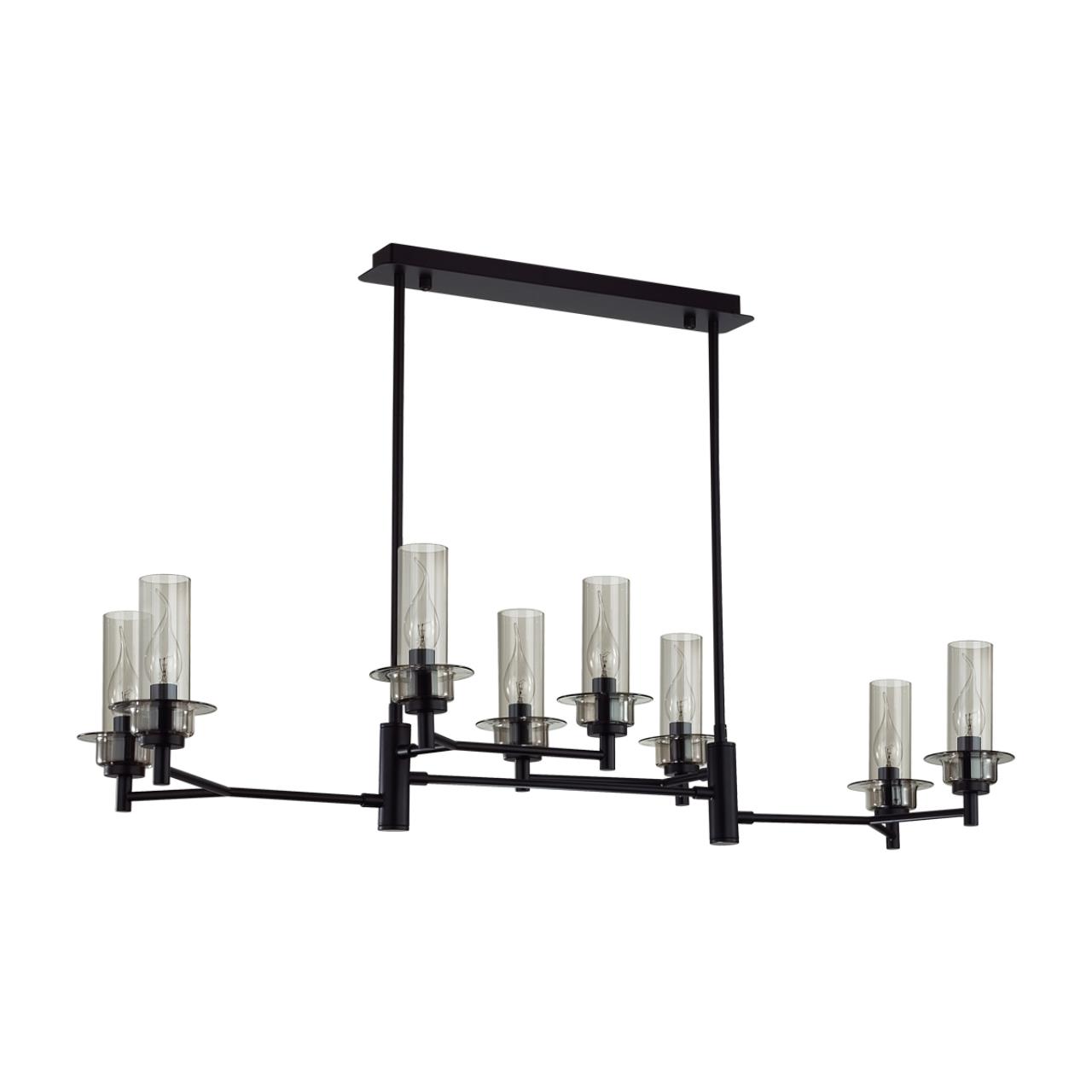 Люстра на штанге LUMION CLASSI MADONNA черный E14*8 10W