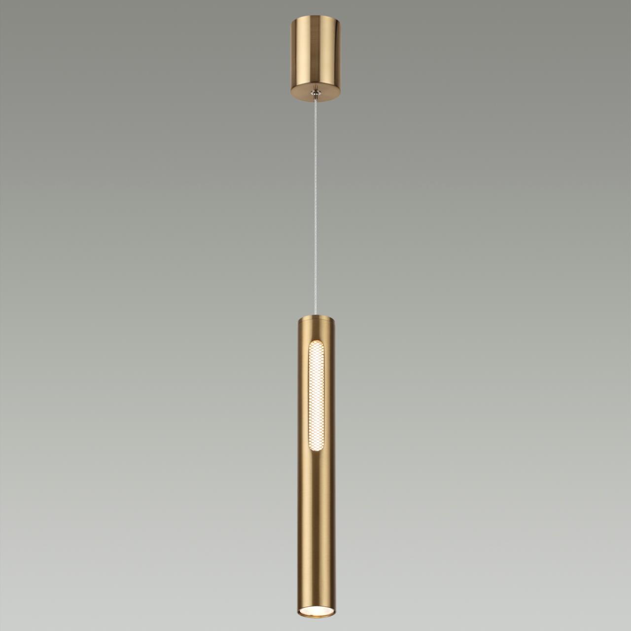 Подвесной светильник ODEON LIGHT HIGHTECH MALI античная бронза, латунь LED*1 9W