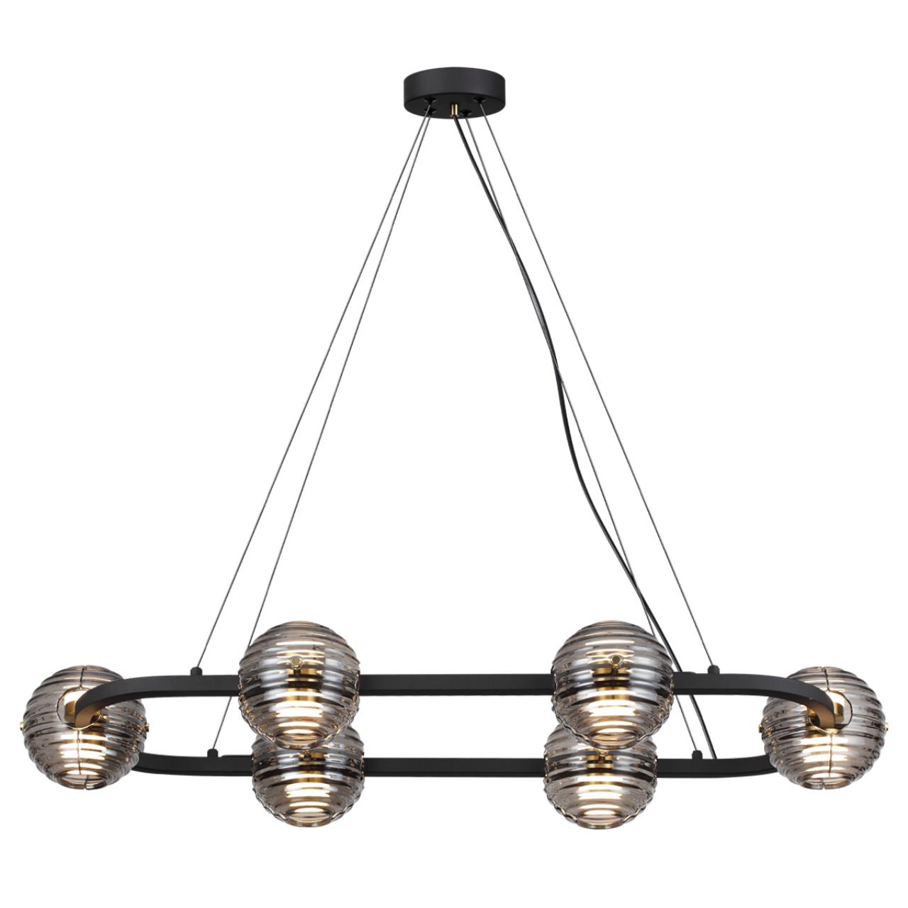 Люстра ODEON LIGHT L-VISION TRONI черный LED 60W 4000К 1035 мм