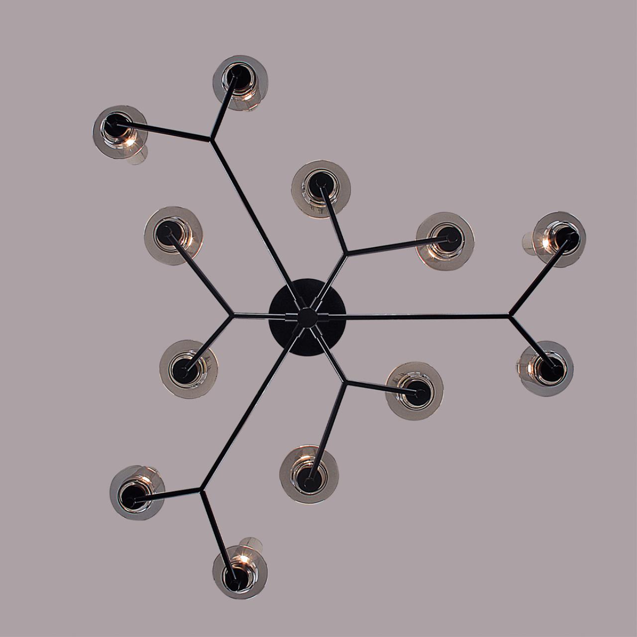 Люстра на штанге LUMION CLASSI MADONNA черный E14*12 10W